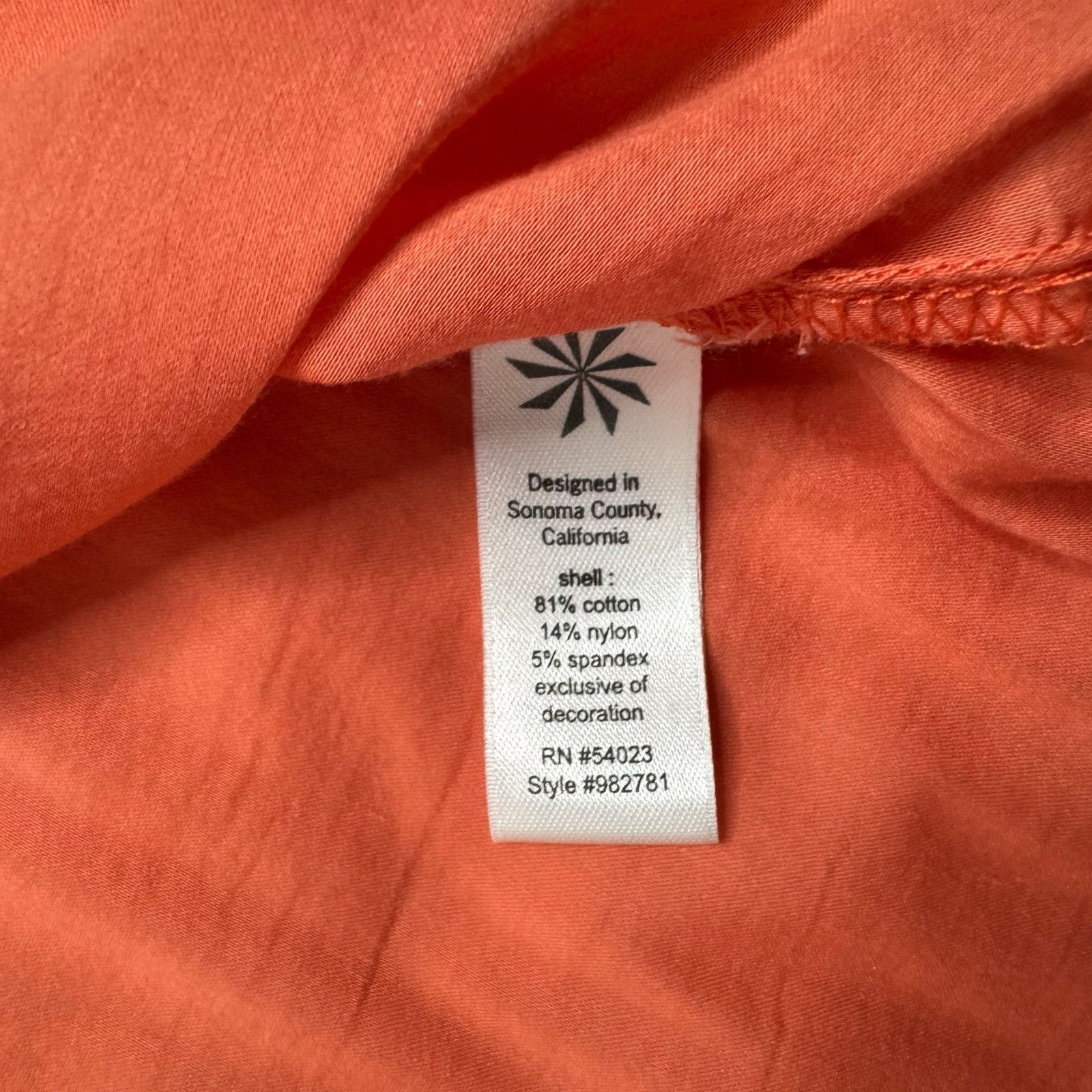 Athleta ATHLETA Kimssa Tunic Top in Light Coral Sunset Orange Small Size S / US 4 / IT 40 - 7 Thumbnail