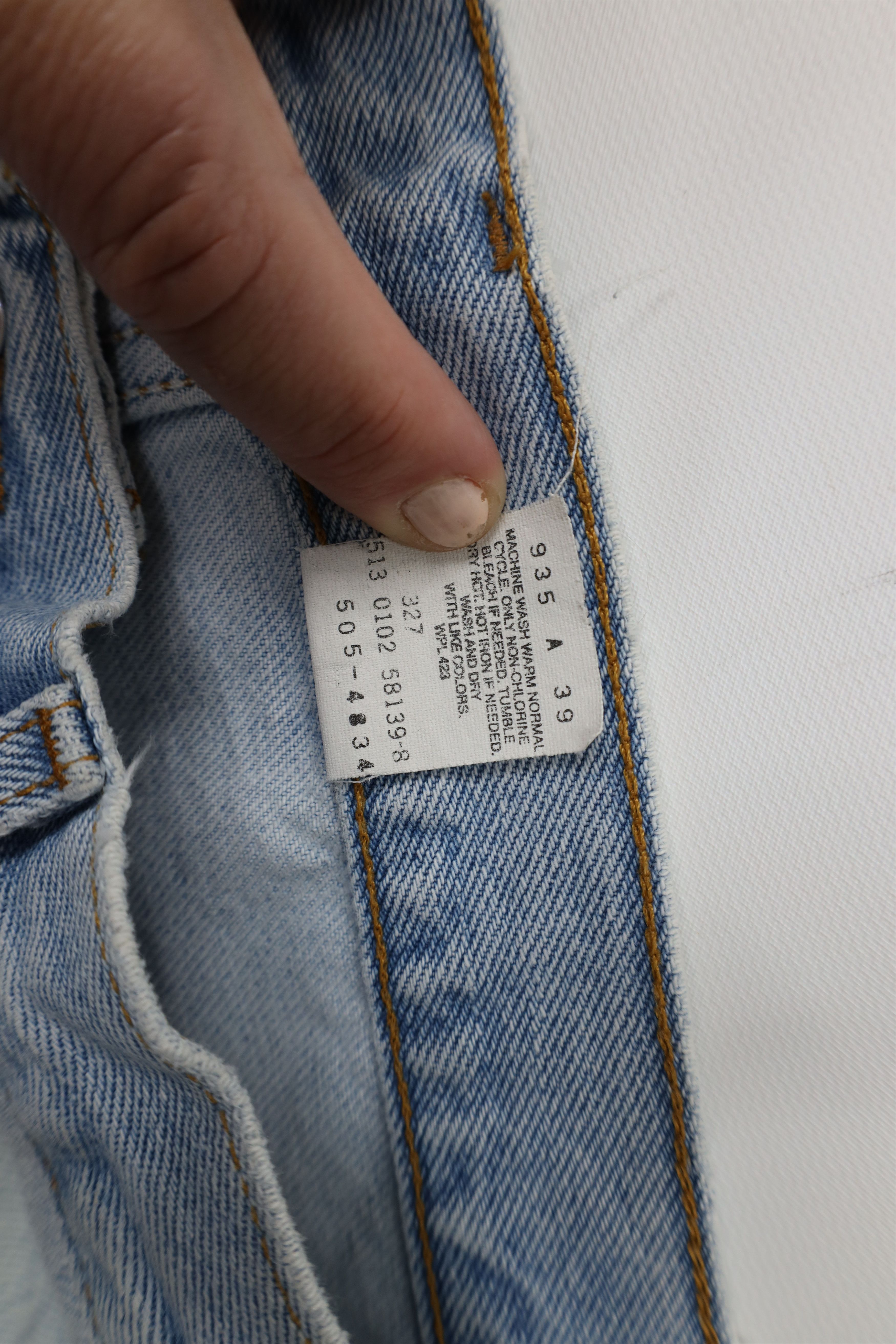 Levi's × Vintage Vintage Y2K 2002 Levis 505 Regular Straight Leg Jeans USA Size US 34 / EU 50 - 10 Thumbnail