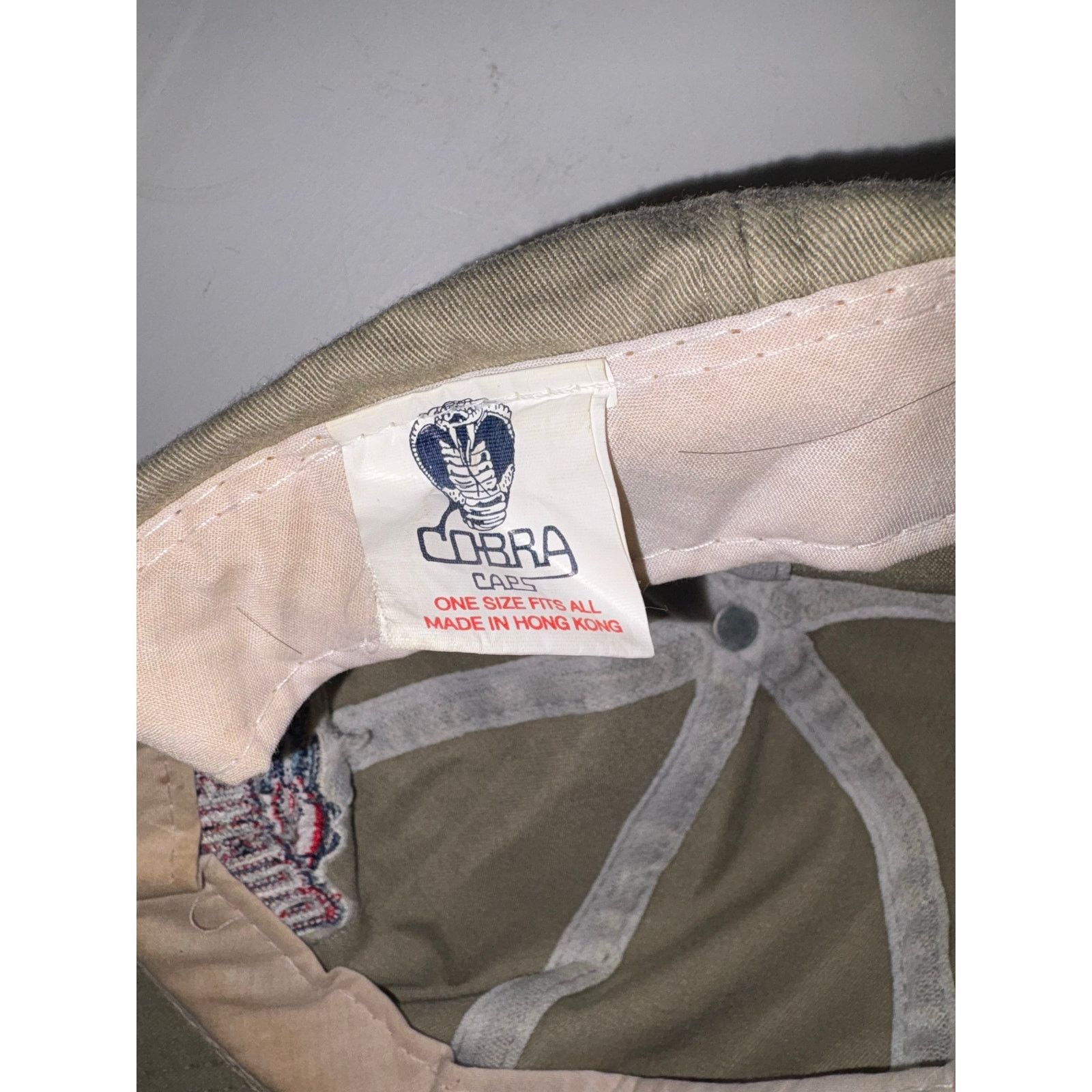 Cobra Vintage Rockets adjustable strapback khaki Size ONE SIZE - 5 Thumbnail