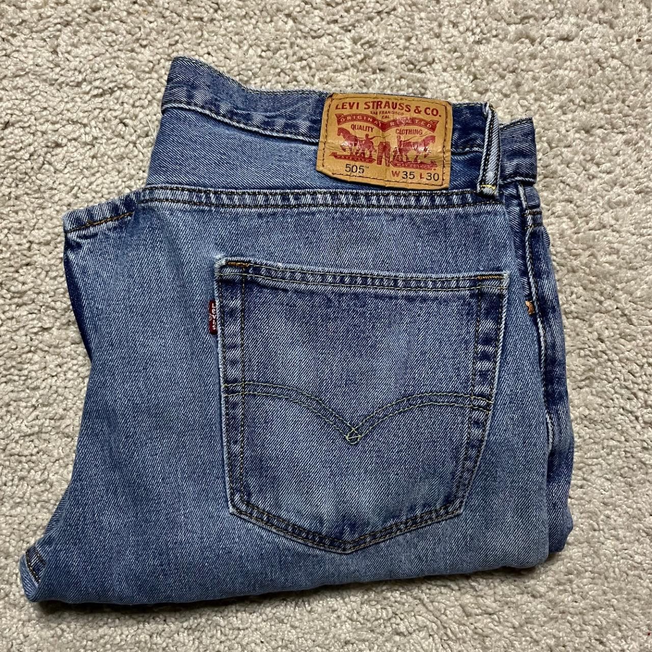 Levi's Levi’s 505 Jeans - Size 35x30 Size US 35 - 3 Thumbnail