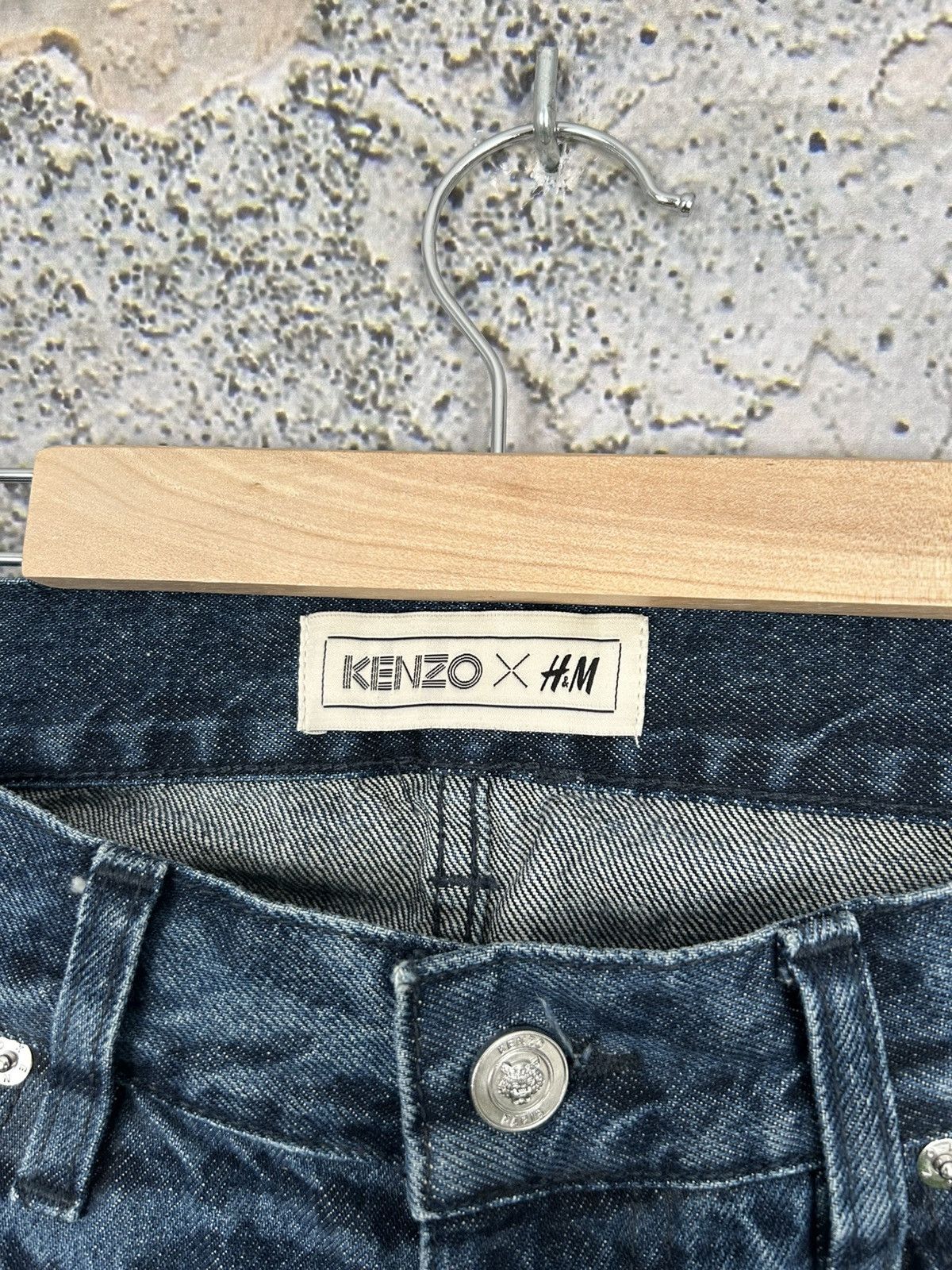 H&M × Kenzo H&M x Kenzo Zebra Denim Pants Jeans Designer Avant Garde Size US 31 - 6 Thumbnail