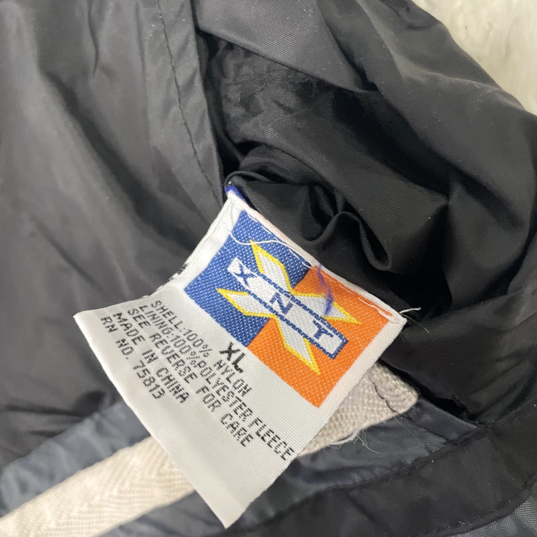 Vintage VINTAGE XNT Jacket Men L Zip Hood Black Geometric Cut Sew Fleece Lined Ski Anorak Nylon Softshell Insulated Regular Size XNT Mens Size US L / EU 52-54 / 3 - 6 Thumbnail