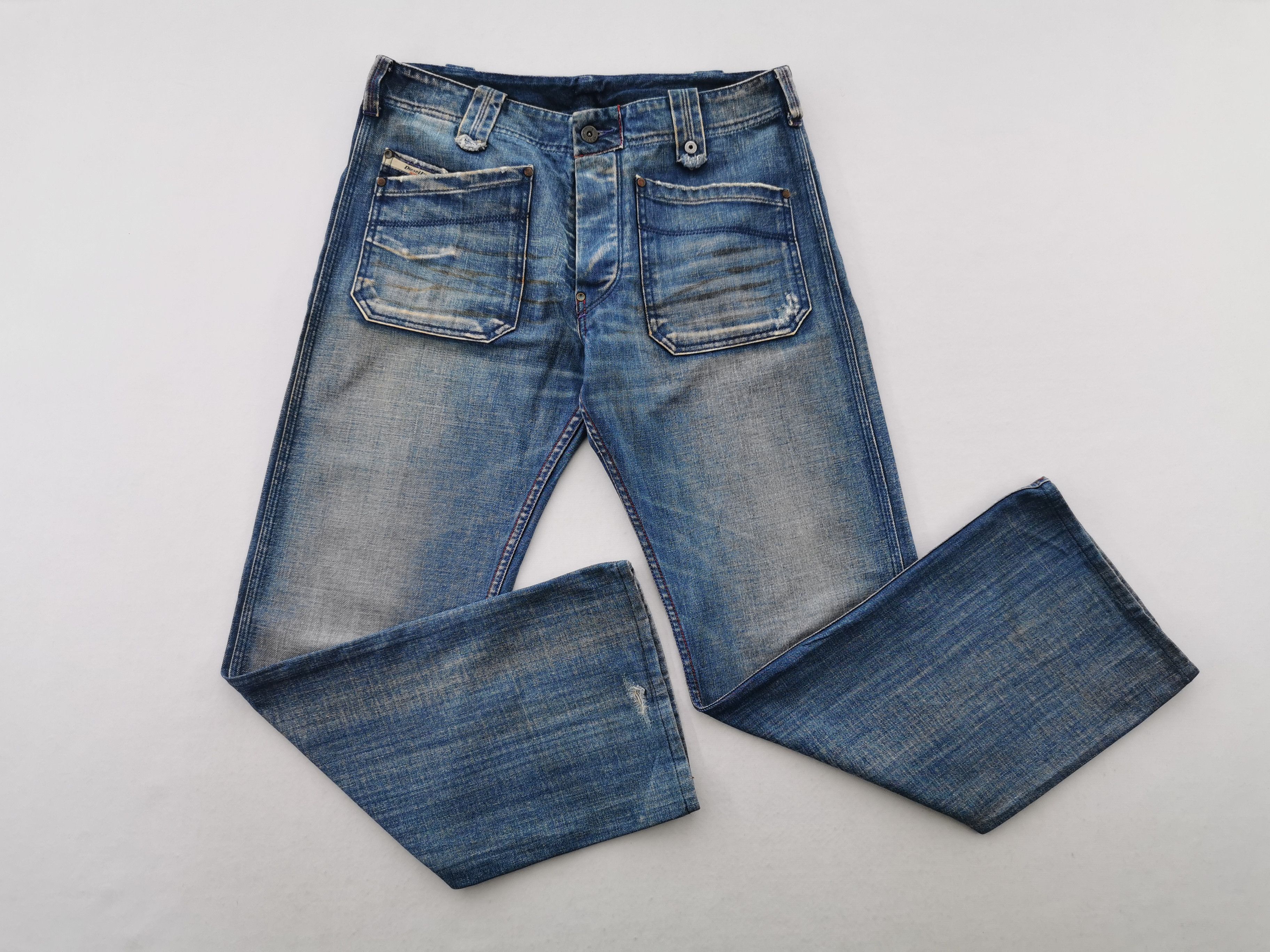 Diesel Vintage 90s Diesel Industry Denim Jeans Size 34 Size US 34 / EU 50 - 4 Thumbnail