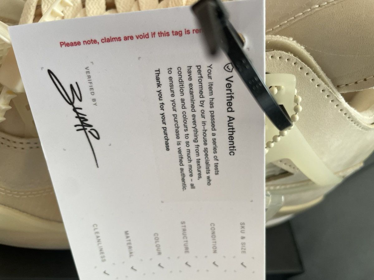 Nike × Off-White × Virgil Abloh Air Jordan 4 Sail Off White Size US 8 / EU 41 - 6 Thumbnail