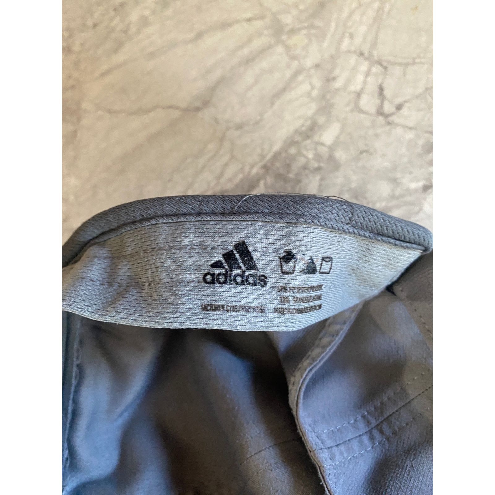 Adidas Adidas Adizero Climacool Gray Adjustable Running Hat Size ONE SIZE - 6 Thumbnail