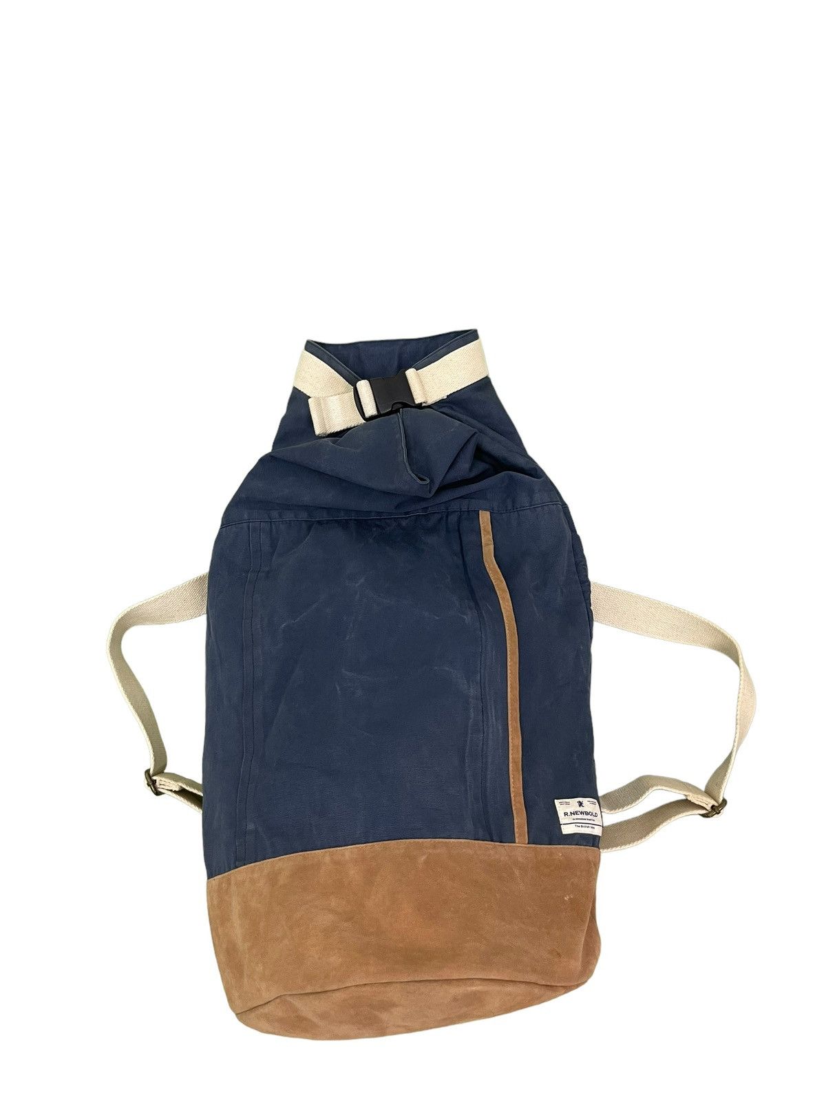 Japanese Brand Backpack R. Newbold Cotton Canvas Leather Bag 1🟩 Size ONE SIZE - 4 Thumbnail