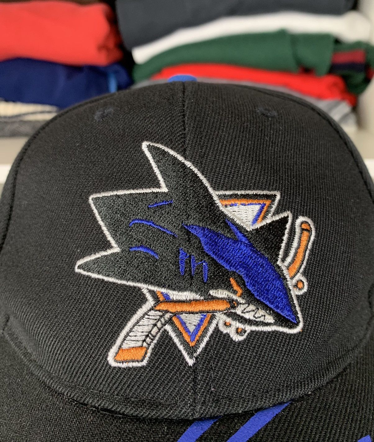 NHL × New Era New Era Sharks San Jose NHL Cap Hat Size ONE SIZE - 7 Thumbnail