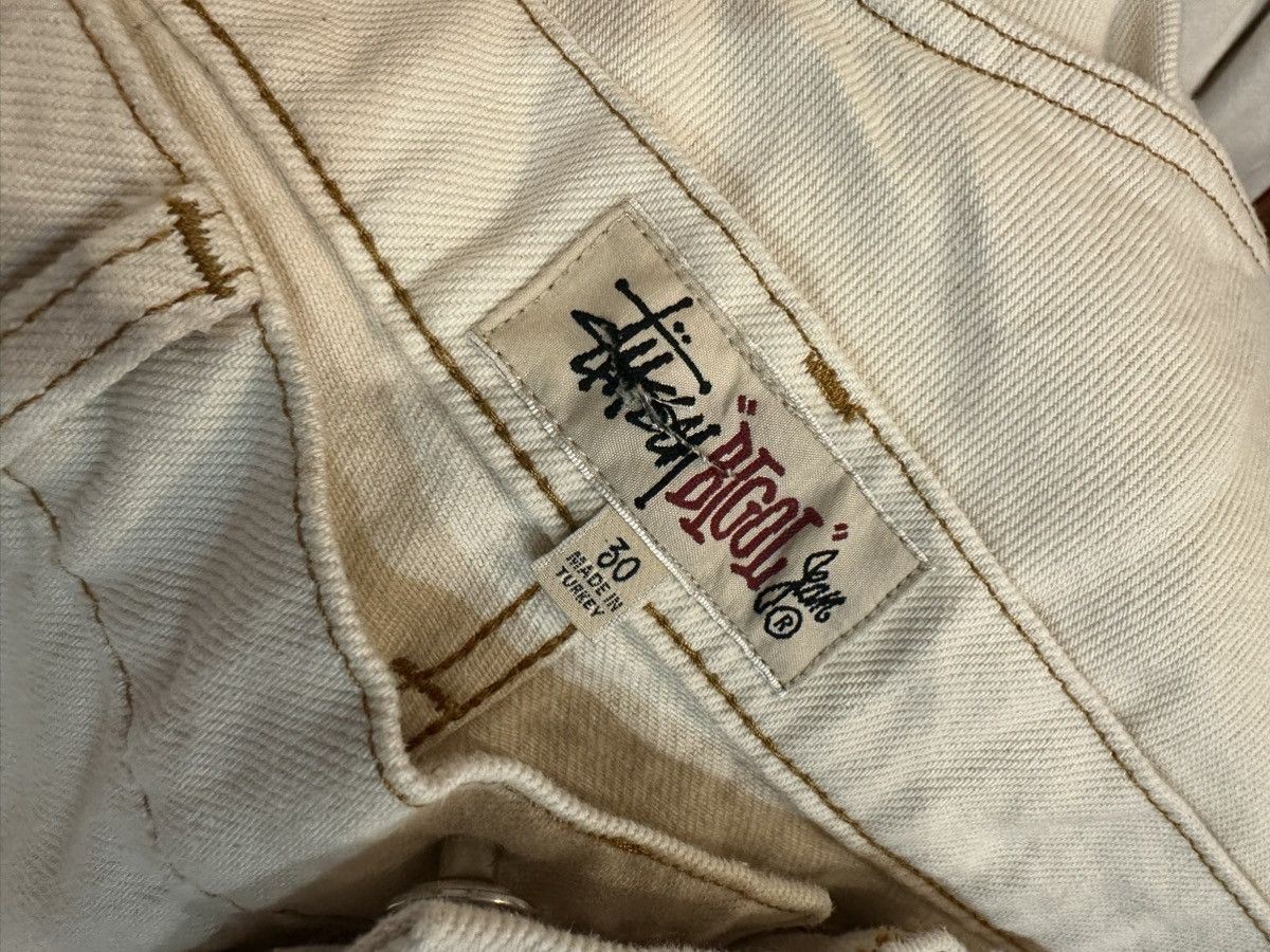 Stussy Stüssy Big OL’ Denim Pant White Size US 30 / EU 46 - 4 Thumbnail