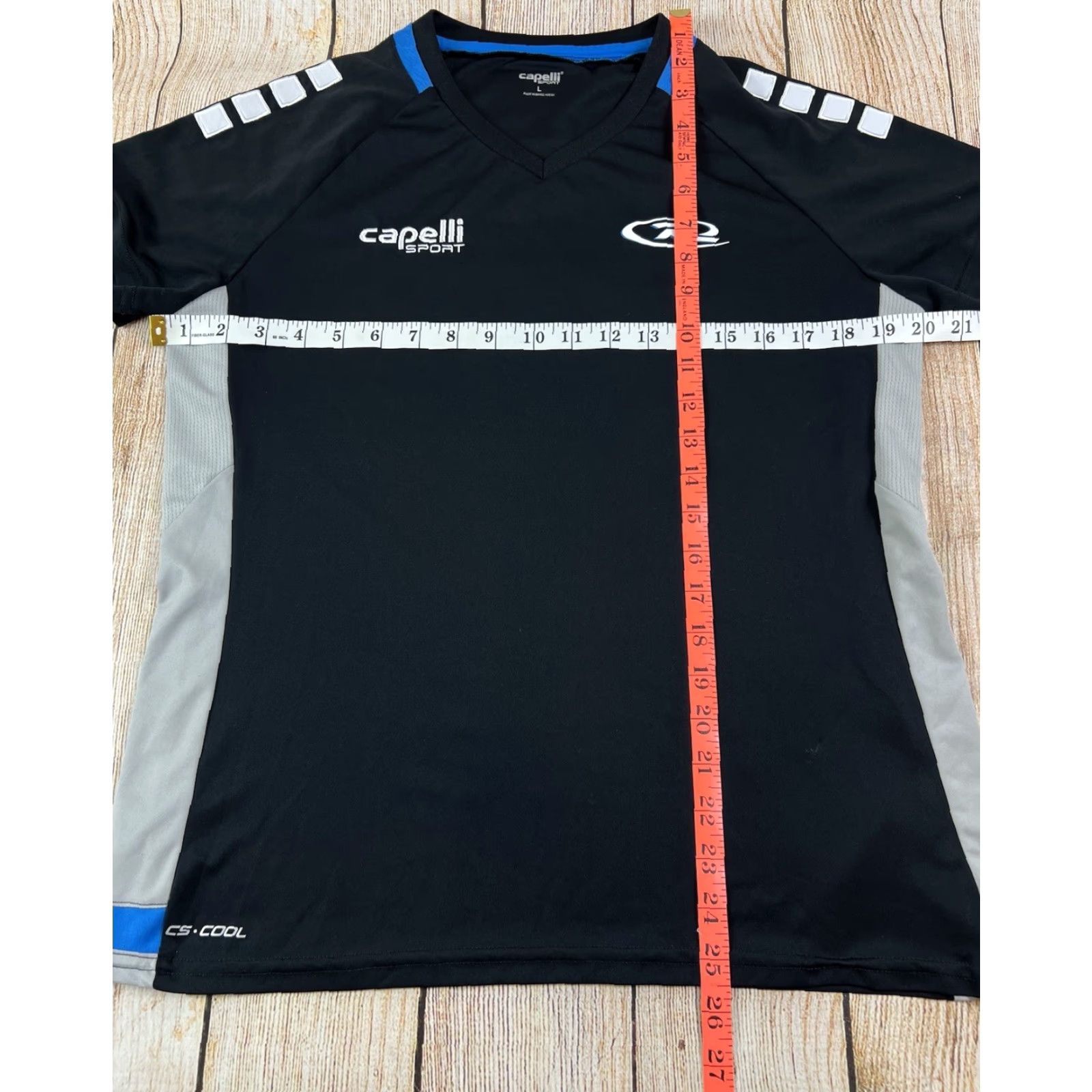 Vintage Capelli Sport Jersey Women Large Black Soccer #23 Size L / US 10 / IT 46 - 5 Thumbnail