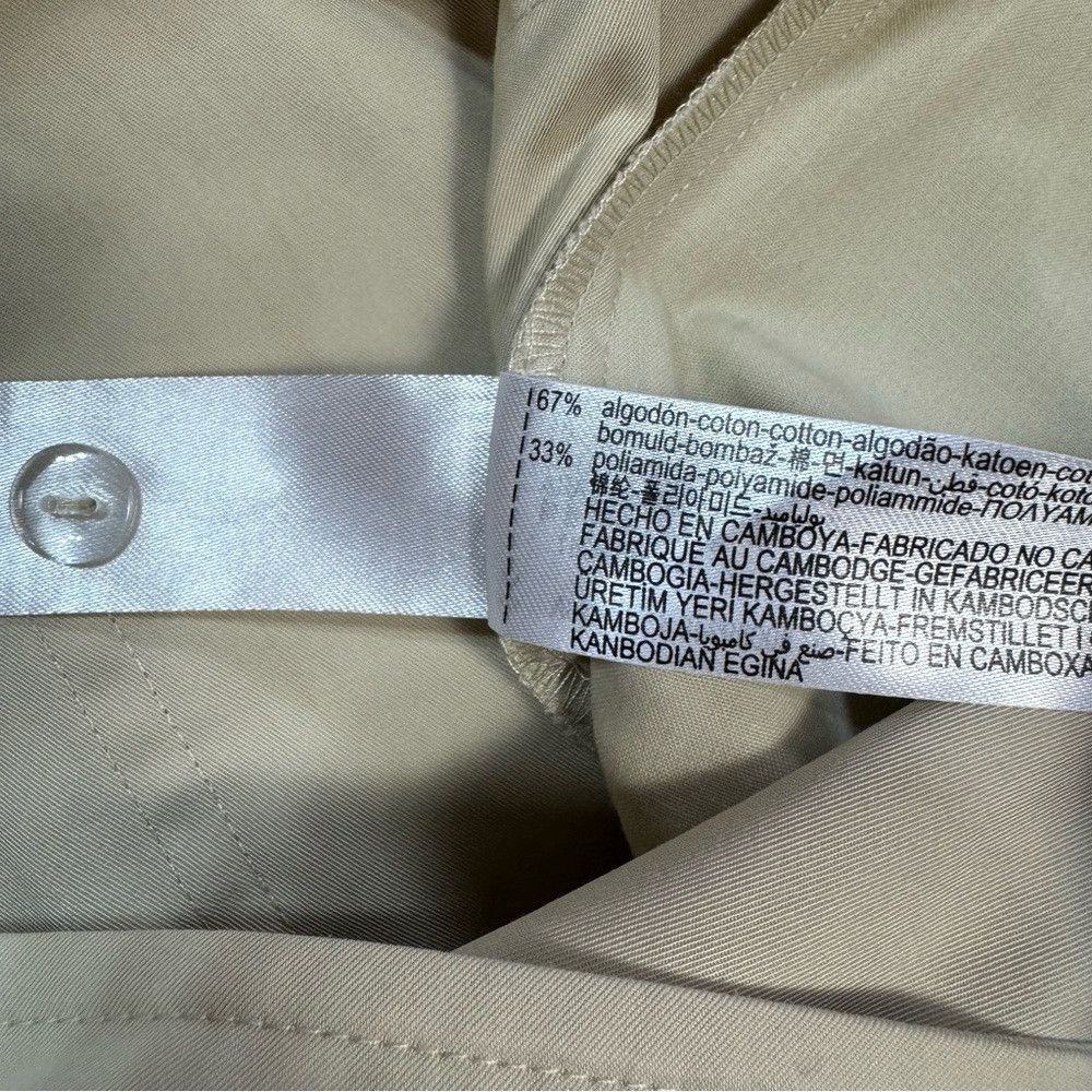 Zara New Zara Full-Length Pleated Sand Pants Size L Size 36" / US 14 / IT 50 - 7 Thumbnail