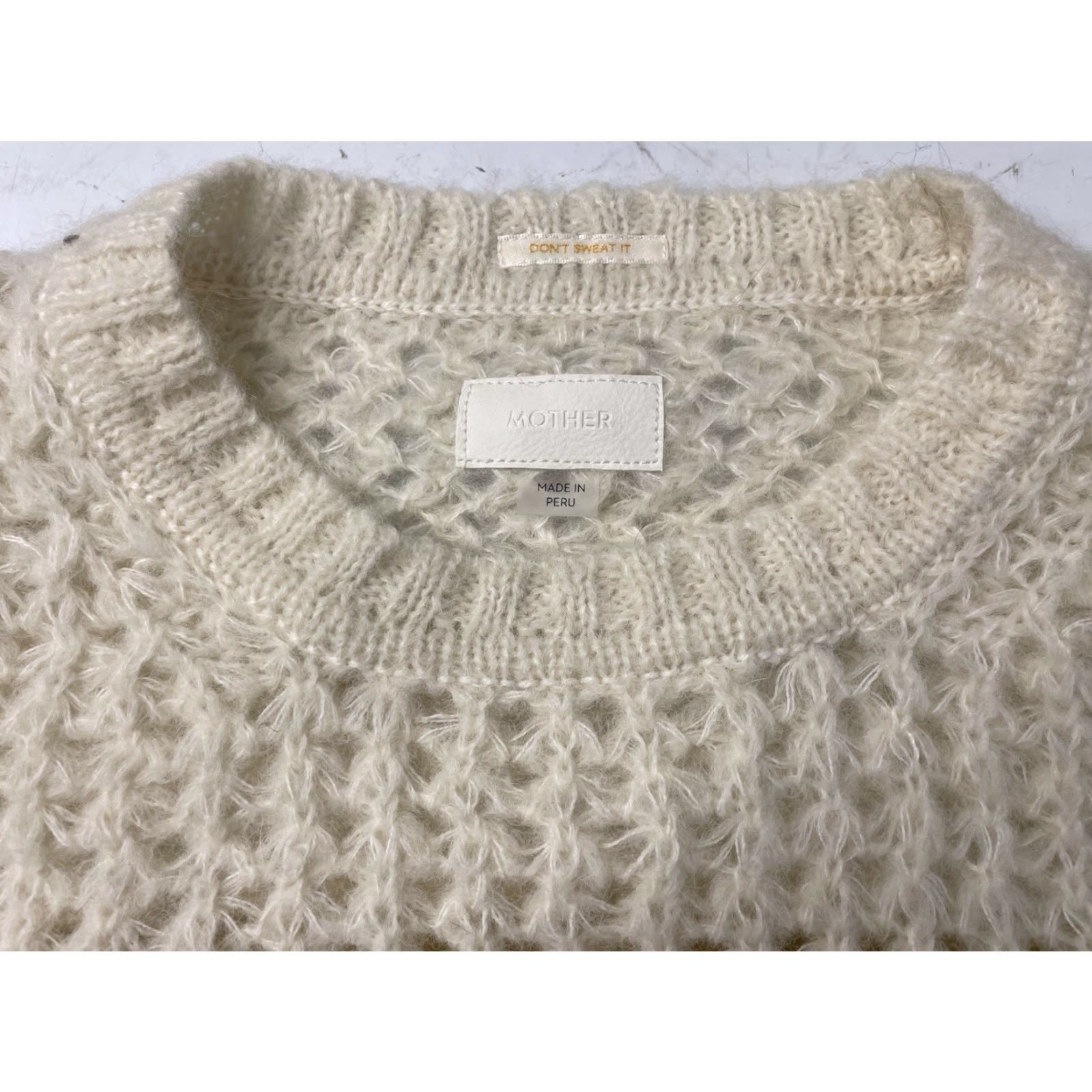 MOTHER Mother Sweatshirt Alpaca Blend Crew Neck Size Small Mostly Sunny The Jumper Size S / US 4 / IT 40 - 2 Thumbnail