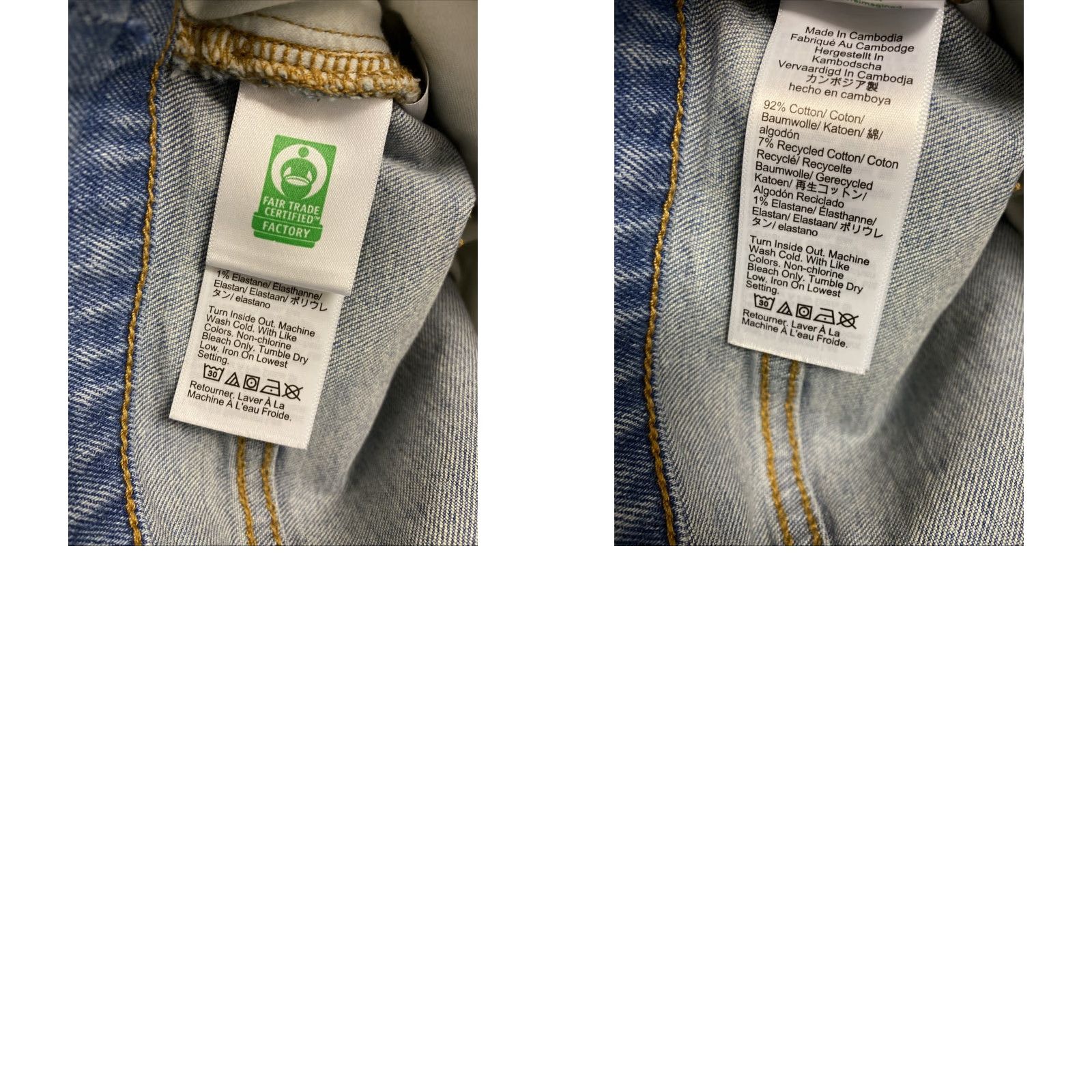 J.Crew J.Crew Jeans Women’s 29x25 Flare High Rise Blue Denim Slimming Button Zip Raw Hem Regular Size 29" - 9 Thumbnail