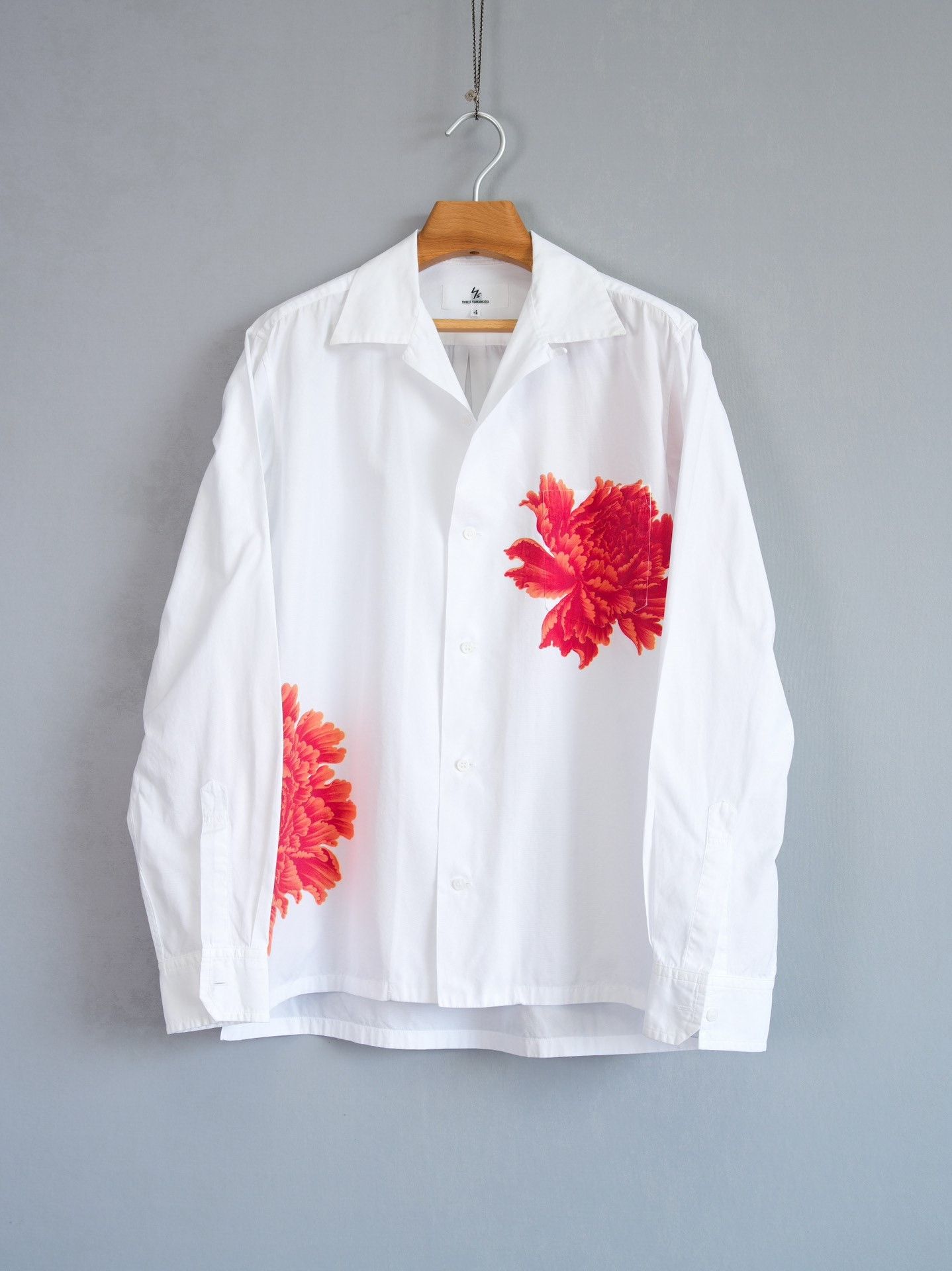 Yohji Yamamoto Yohji Yamamoto 05AW Yuzen Peony Shirt Size US XL / EU 56 / 4 - 1 Thumbnail