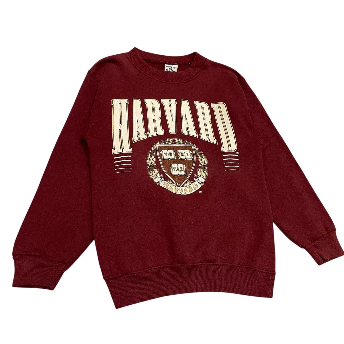 Vintage Vintage 90s Harvard University Sweatshirt Maroon Crewneck Size US S / EU 44-46 / 1 - 3 Thumbnail