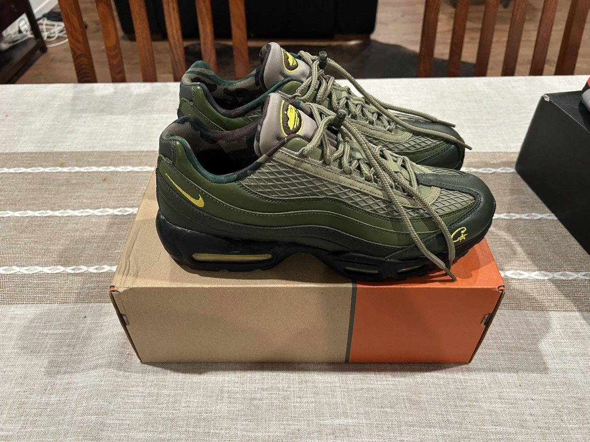 Corteiz × Nike Corteiz x Air Max 95 SP “Rules the world - sequoia” Size US 12 / EU 45 - 6 Thumbnail