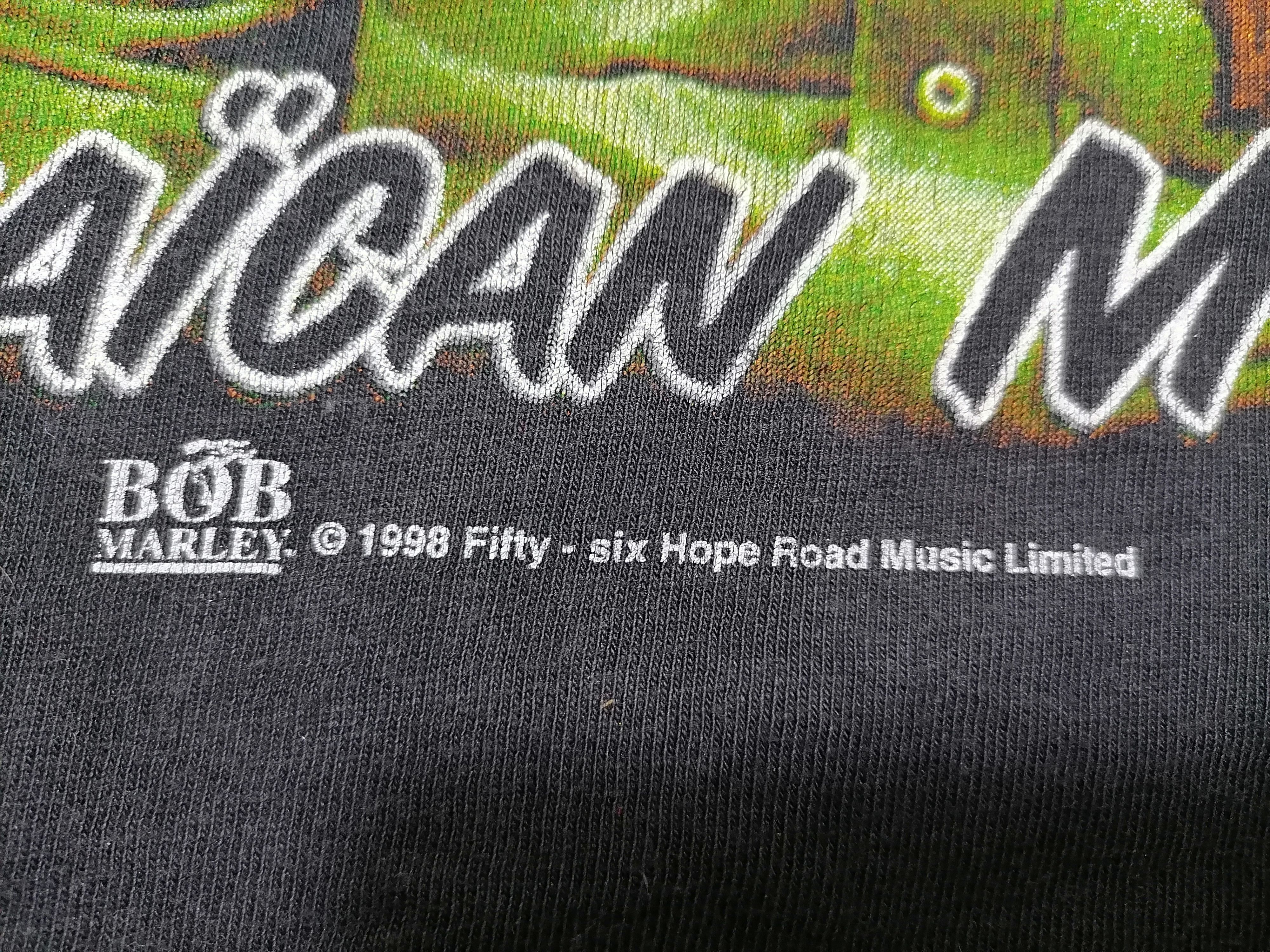 Bob Marley Vintage Tee BOB MARLEY , Medium - Fifty 1998 Size US M / EU 48-50 / 2 - 4 Thumbnail