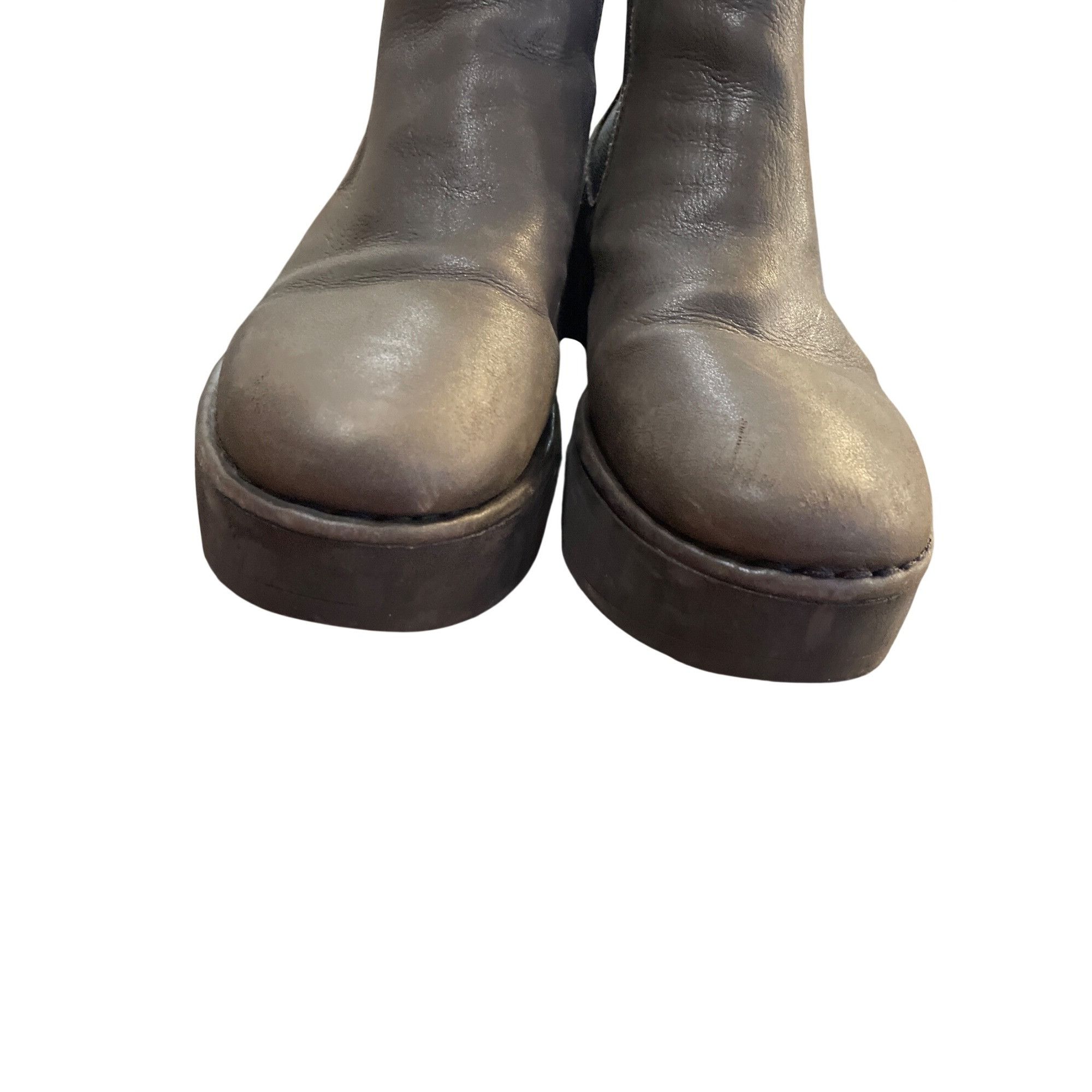 Fly London Fly London wms brown leather ankle chelsea platform ankle bo Size US 11.5 / IT 41.5 - 11 Thumbnail