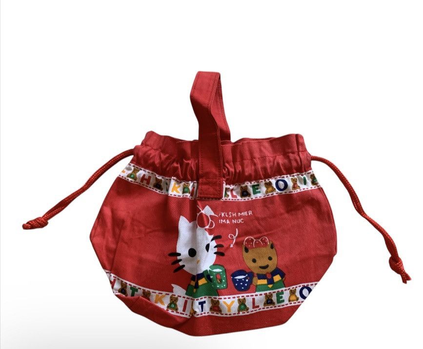 Vintage Vintage Thrifted Japanese Hello Kitty 90s Cotton Minibag Size ONE SIZE - 5 Thumbnail