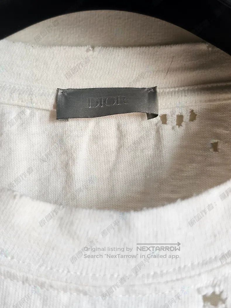 Dior Dior White hole short-sleeved T-shirt Size US L / EU 52-54 / 3 - 3 Thumbnail