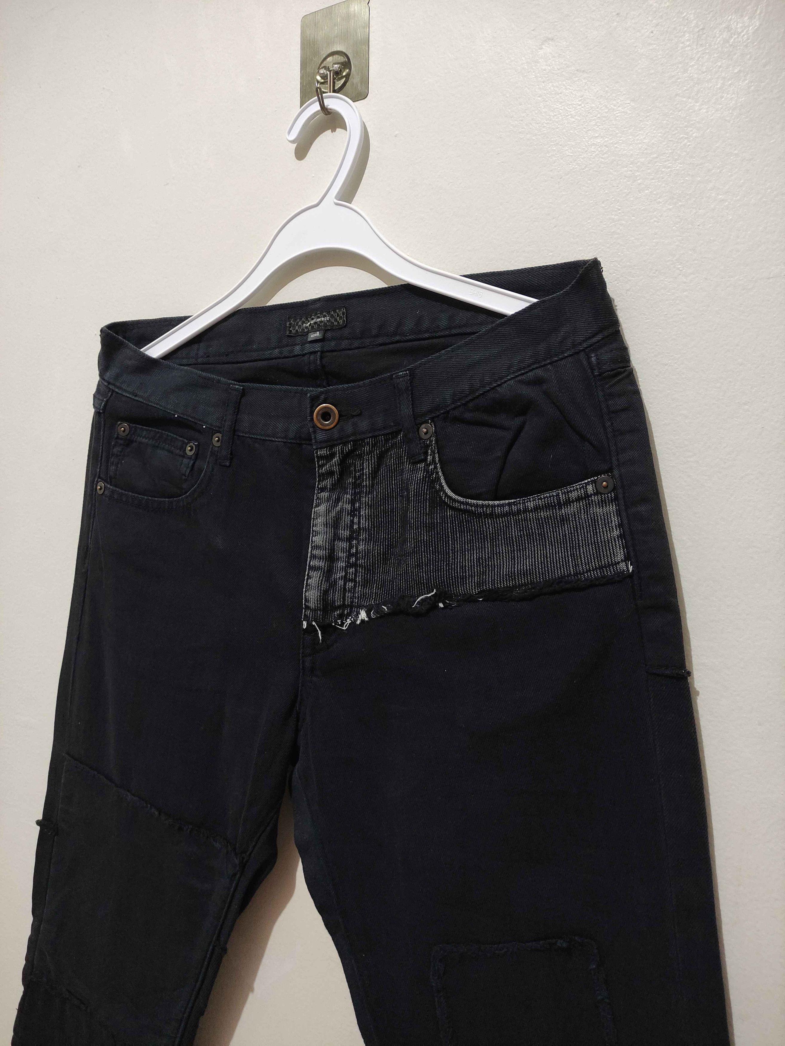NANO universe Nano Universe Japanese Boro Patchwork Wash Distressed Denim Size US 31 - 11 Thumbnail
