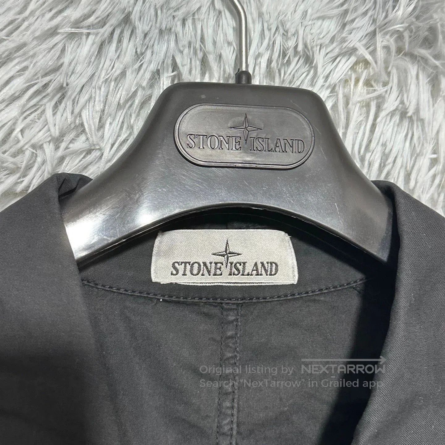 Stone Island stone island black single pocket jacket XL. Size US XL / EU 56 / 4 - 5 Thumbnail