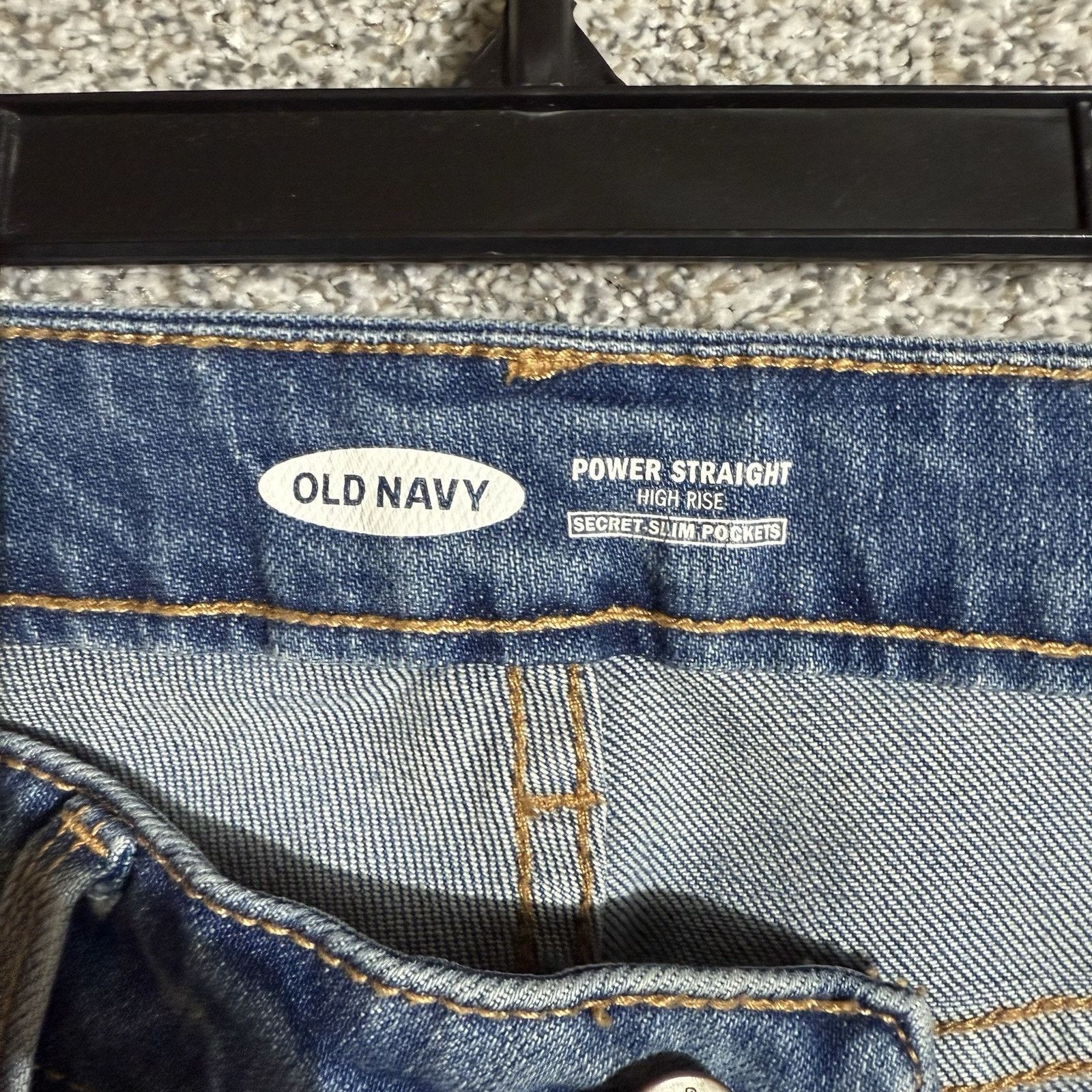 Old Navy Old Navy Jeans Womens 10 Power Straight Distressed Grunge Size 32" / US 10 / IT 46 - 7 Thumbnail