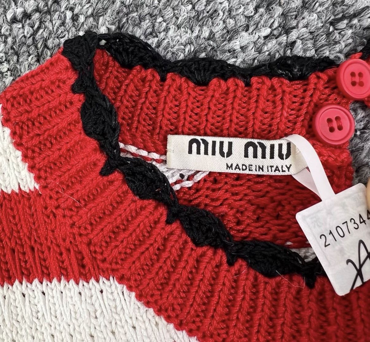 Miu Miu Miumiu Color Block Knit Sweater Set K12 Size S / US 4 / IT 40 - 5 Thumbnail