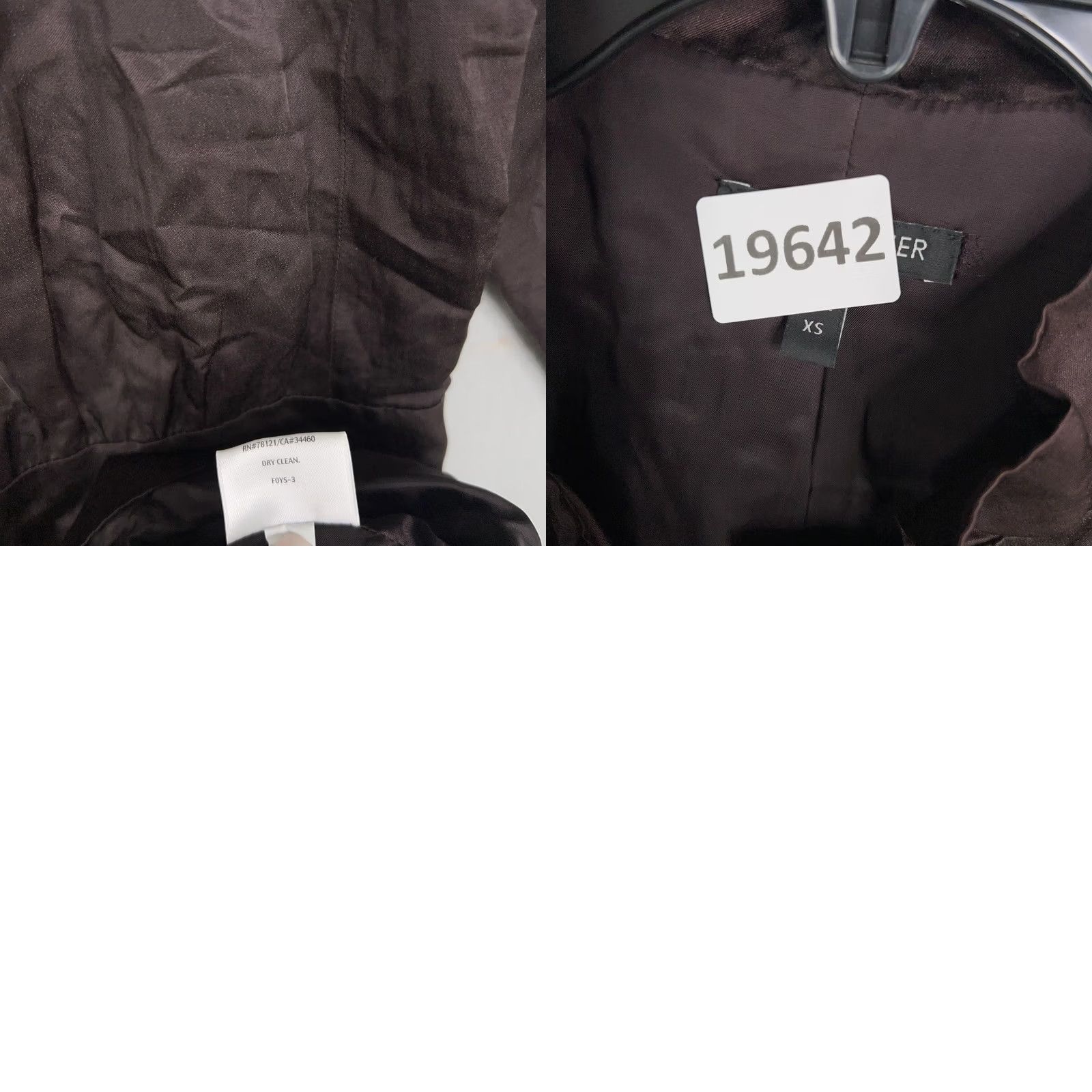 Eileen Fisher Eileen Fisher Coat Womens XS Steel Satin Metallic Trench Brown C​h estnut? Size XS / US 0-2 / IT 36-38 - 9 Thumbnail