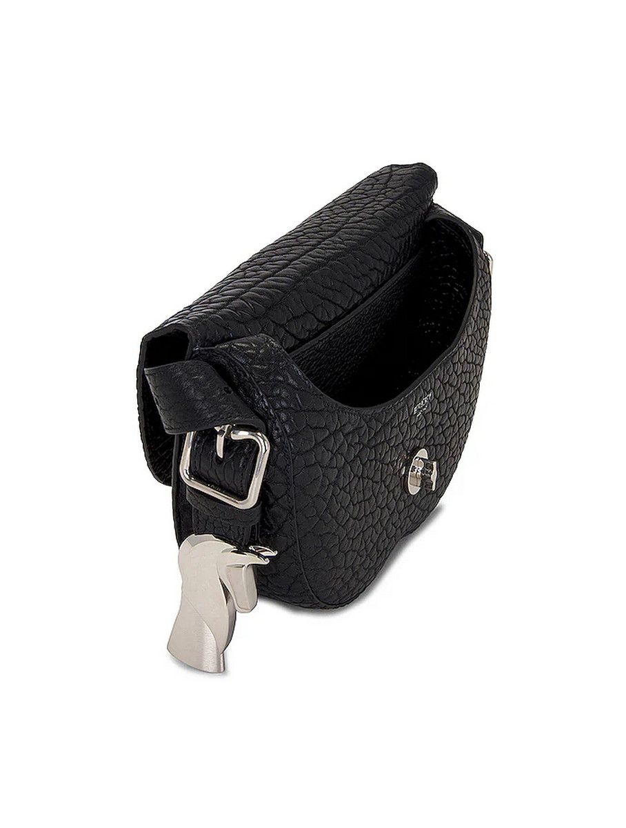 Burberry BURBERRY Chess small black leather crossbody bag Daniel Lee Size ONE SIZE - 7 Thumbnail