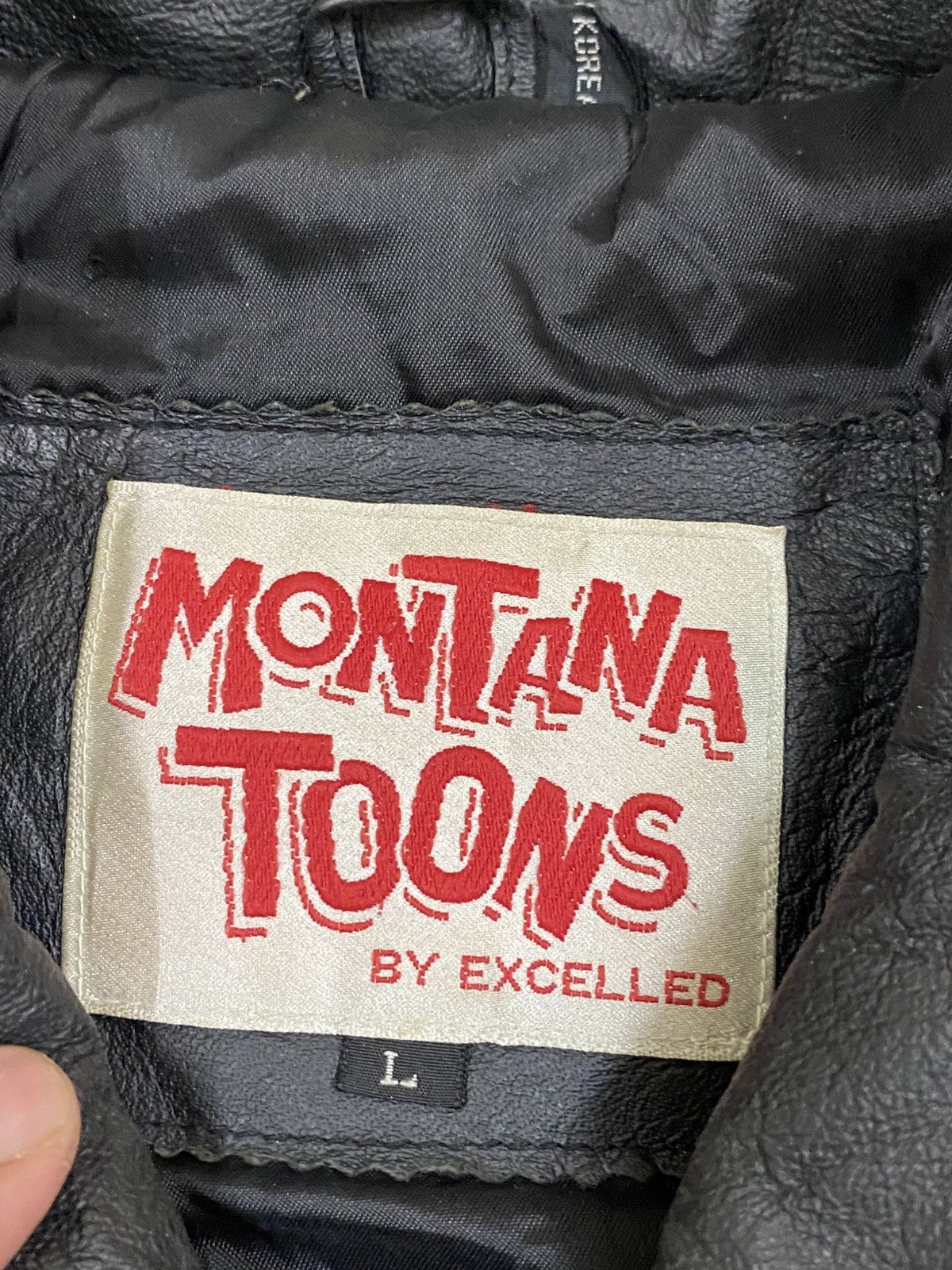 Warner Bros Rare Vtg 90s Montana Toons “Tiny Toon Adventures” Leather Size US L / EU 52-54 / 3 - 8 Thumbnail