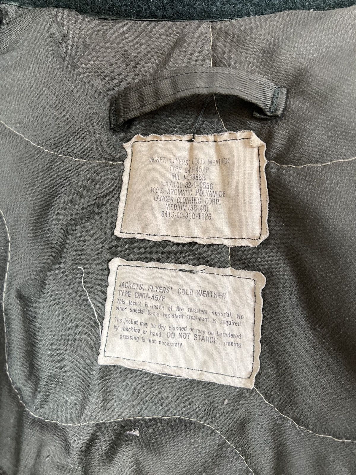 Other VINTAGE FADED FLYERS JACKET BOMBER FLIGHT CWU 45 punk rock Size US M / EU 48-50 / 2 - 18 Thumbnail