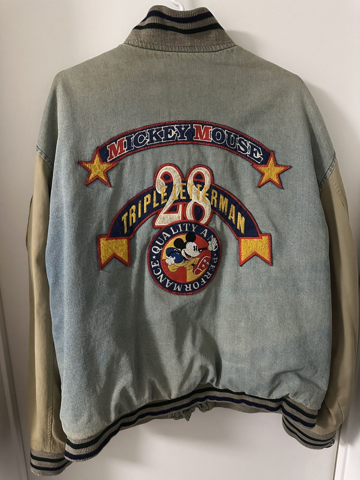 Mickey Mouse Vintage Mickey Mouse Varsity Jacket Size US L / EU 52-54 / 3 - 2 Thumbnail