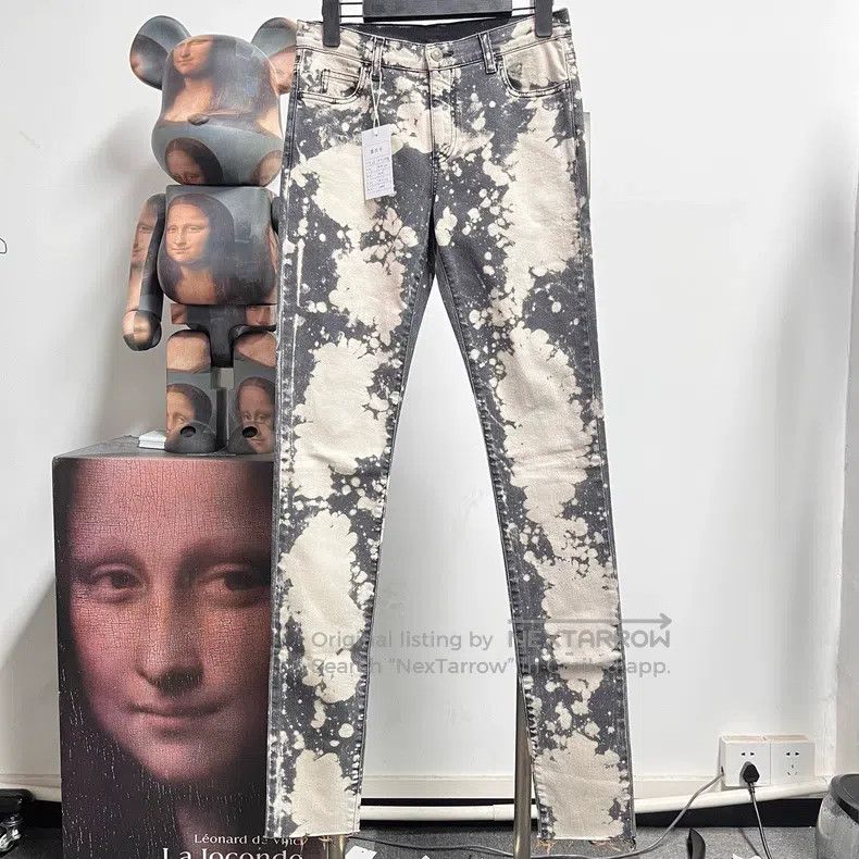 Gucci Gucci Tie-dyed embroidered jeans Size US 26 / EU 42 - 1 Thumbnail