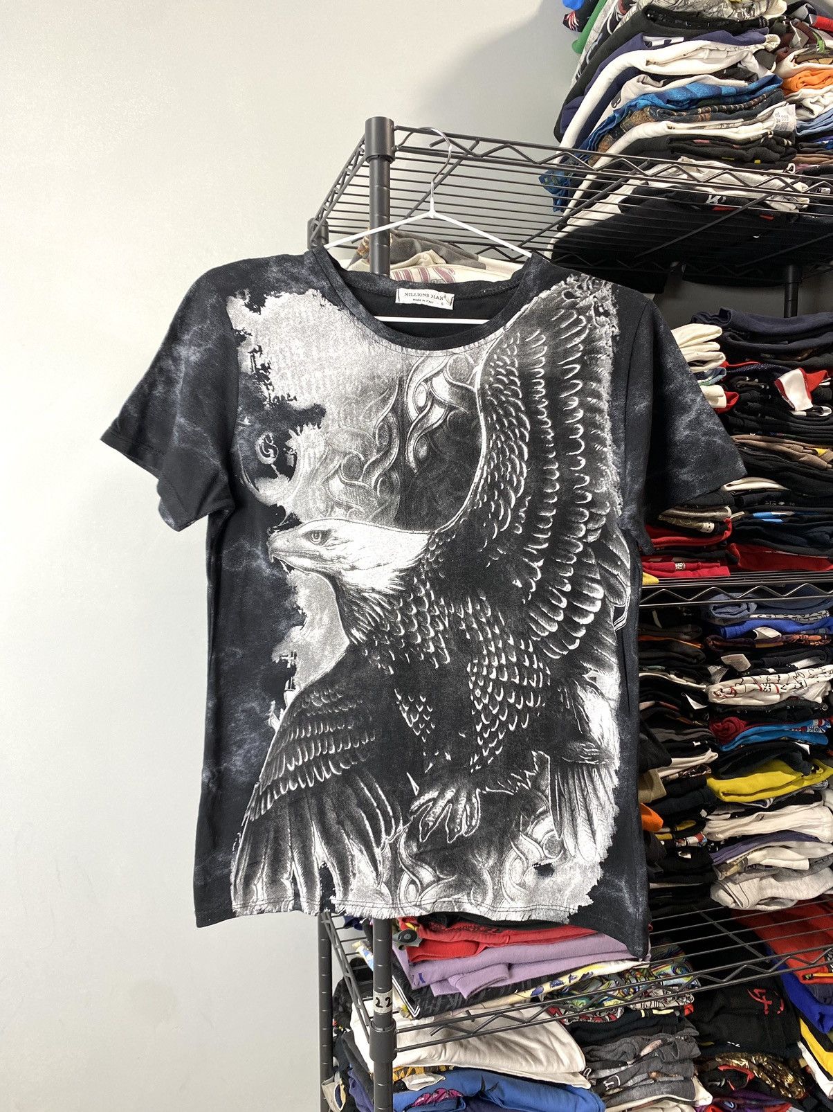 Vintage Y2K Vintage Anarchy Eagle Full Print T Shirt Gothic Punk Size US S / EU 44-46 / 1 - 1 Thumbnail