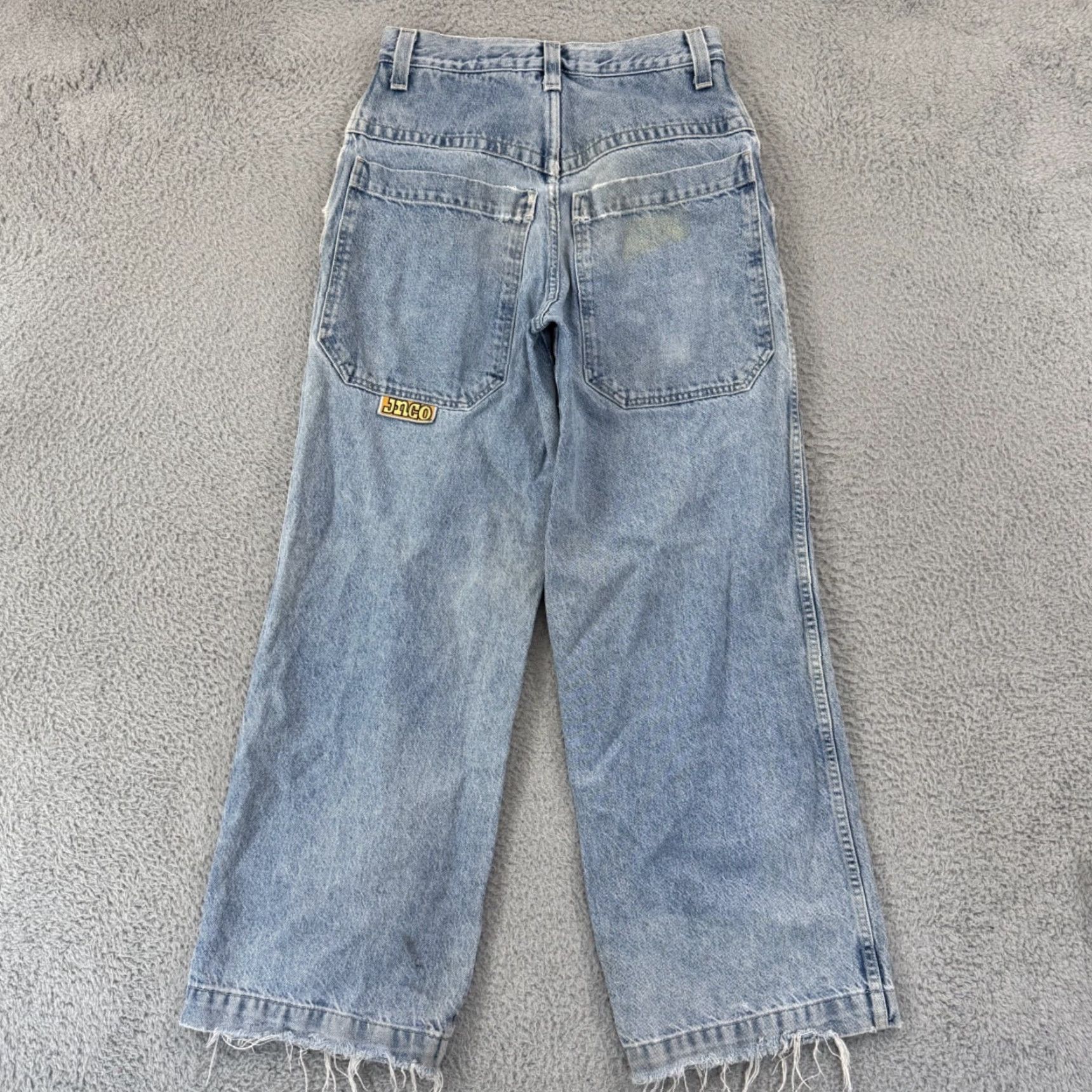JNCO VINTAGE JNCO Jeans The Ark Mens 30x32 Blue Wide Leg Baggy 90s Grunge Cyber Skate Size US 30 / EU 46 - 7 Thumbnail