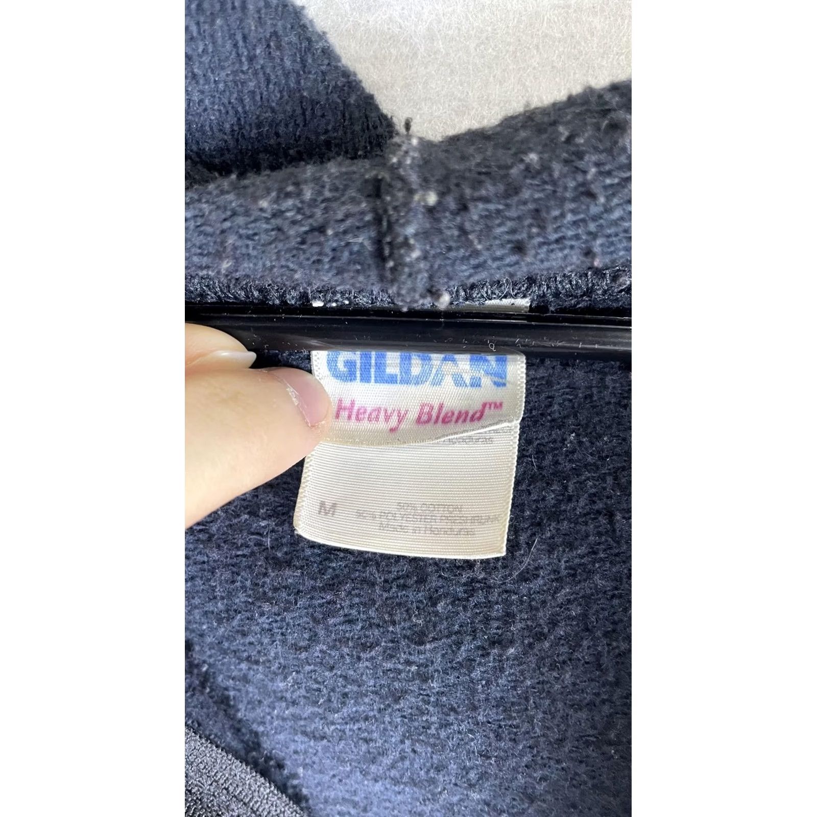 Gildan Gildan Hoodie Mens M Blue Full Zip Fleece Graphic Skull Boombox Crew Neck Pockets Heavyweight - Mens, Graphic Print, Winter, 90s Music Theme Size US M / EU 48-50 / 2 - 5 Thumbnail
