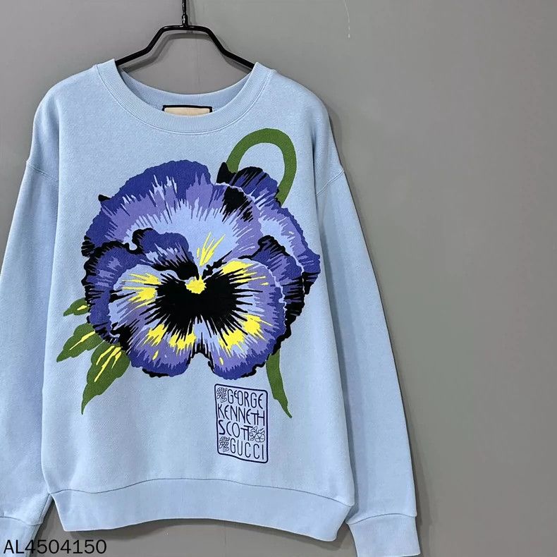Gucci Gucci Blue floral sweatshirt 2502-Nextarrow Size US XXS / EU 40 - 2 Thumbnail