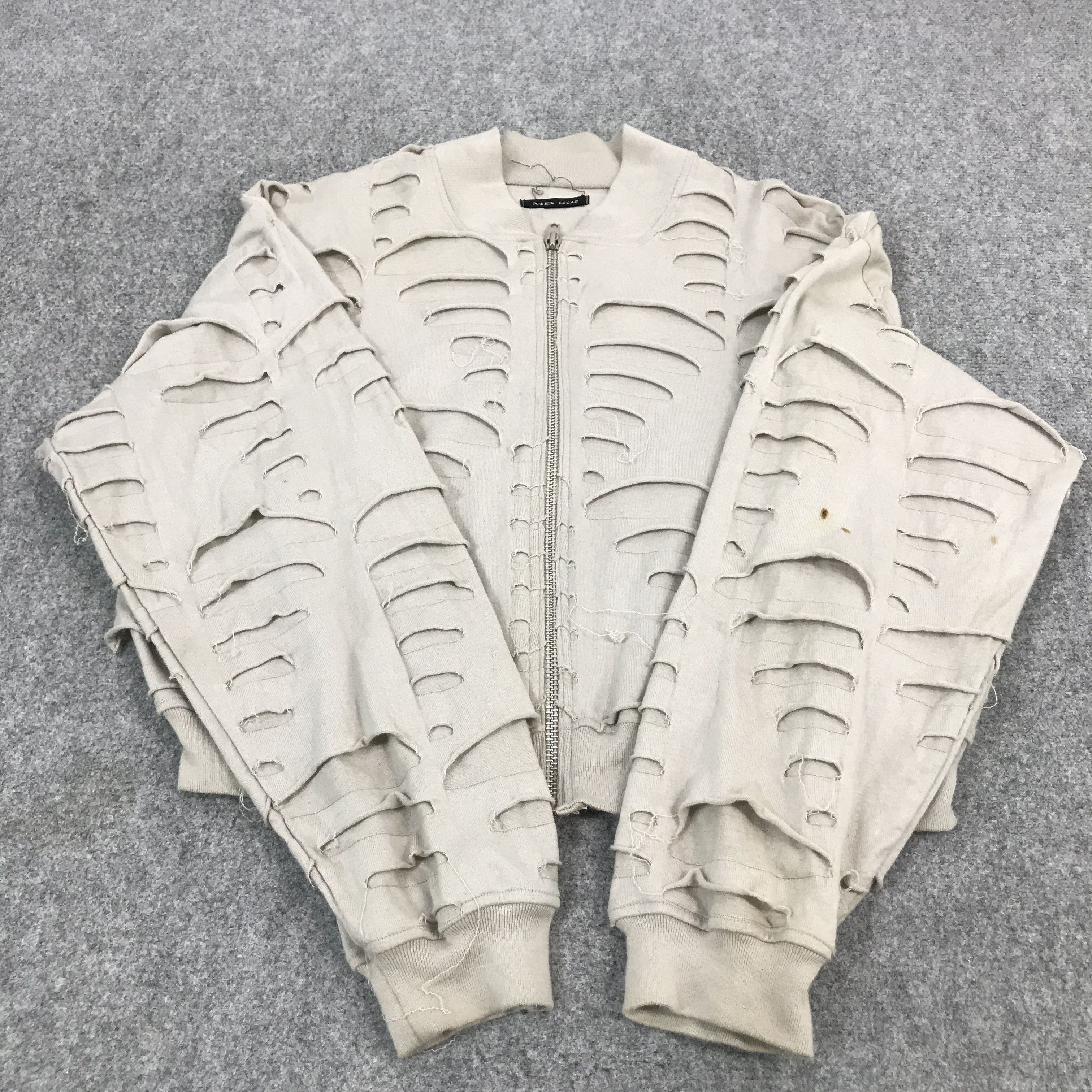 If Six Was Nine × Japanese Brand × Le Grande Bleu (L.G.B.) JAPAN MADE DESIGN DISTRESSED MB LUCAS JACKET Size US L / EU 52-54 / 3 - 8 Thumbnail