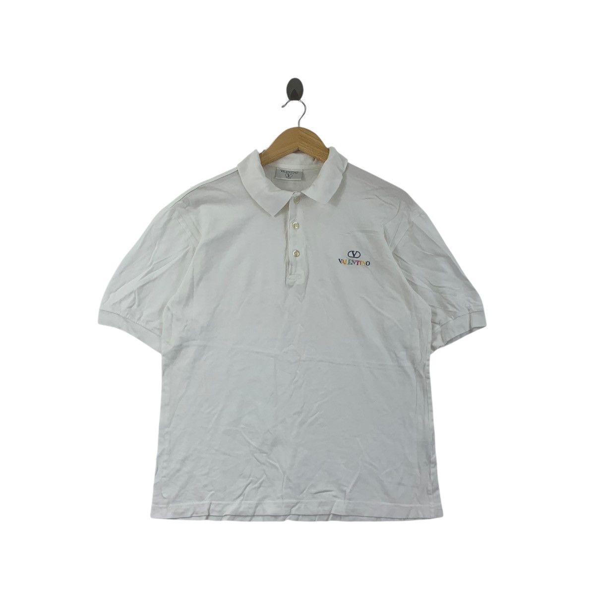 Valentino Vintage VALENTINO ITALY STUDIO Collection Polo Tee Shirt Size US M / EU 48-50 / 2 - 1 Thumbnail