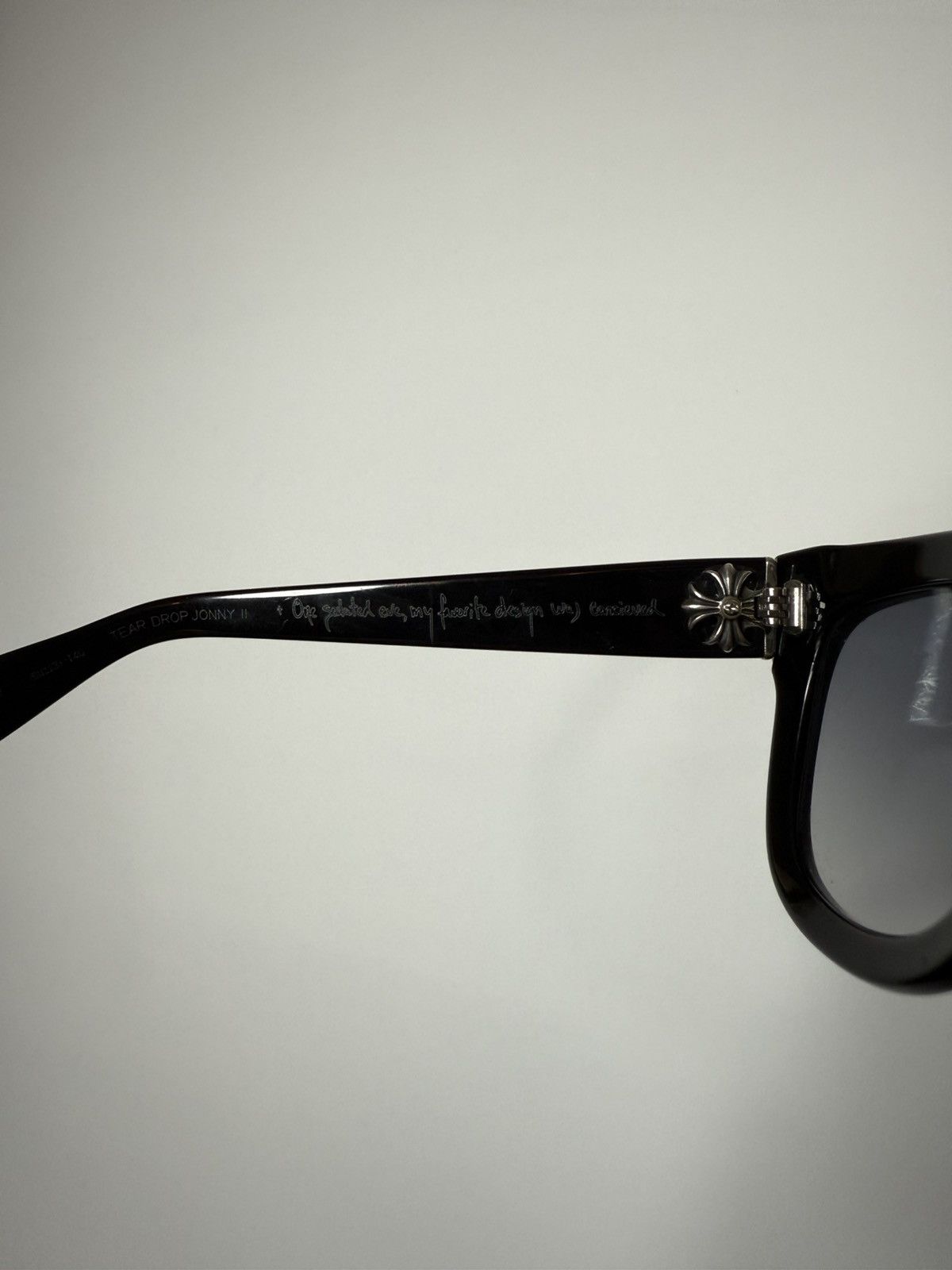 Chrome Hearts CHROME HEARTS TEAR DROP JONNY II SUNGLASSES Size ONE SIZE - 7 Thumbnail