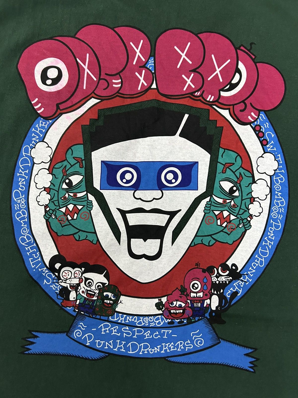 Japanese Brand VINTAGE PUNK DRUNKERS BACK HIT SCREEN Size US XXL / EU 58 / 5 - 6 Thumbnail