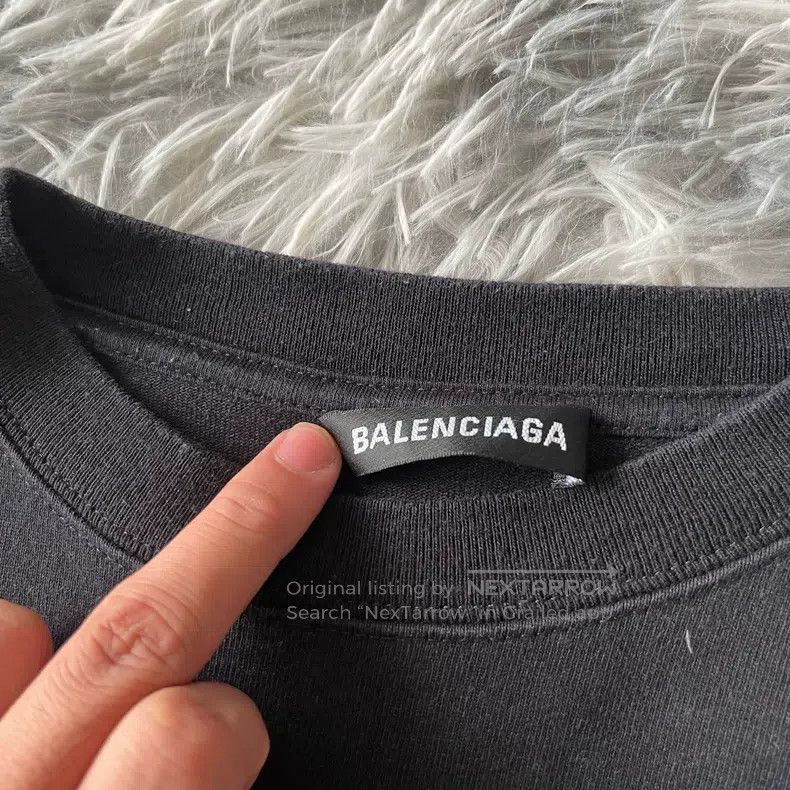 Balenciaga Balenciaga Printed Short Sleeve T-Shirt Size US M / EU 48-50 / 2 - 5 Thumbnail