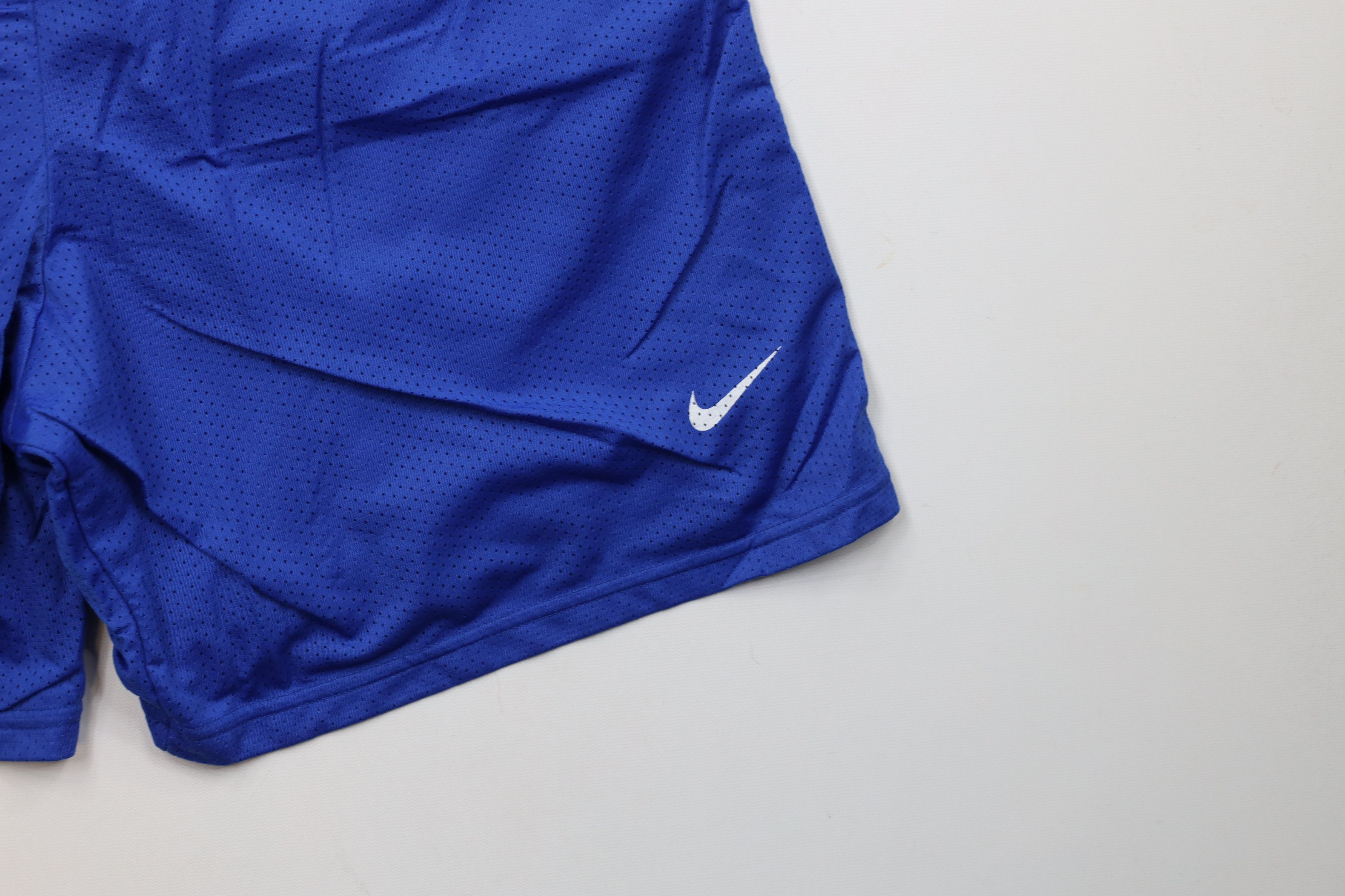 Nike × Vintage Vintage 90s Y2K Nike Basketball Mini Swoosh Mesh Shorts Size US 34 / EU 50 - 6 Thumbnail