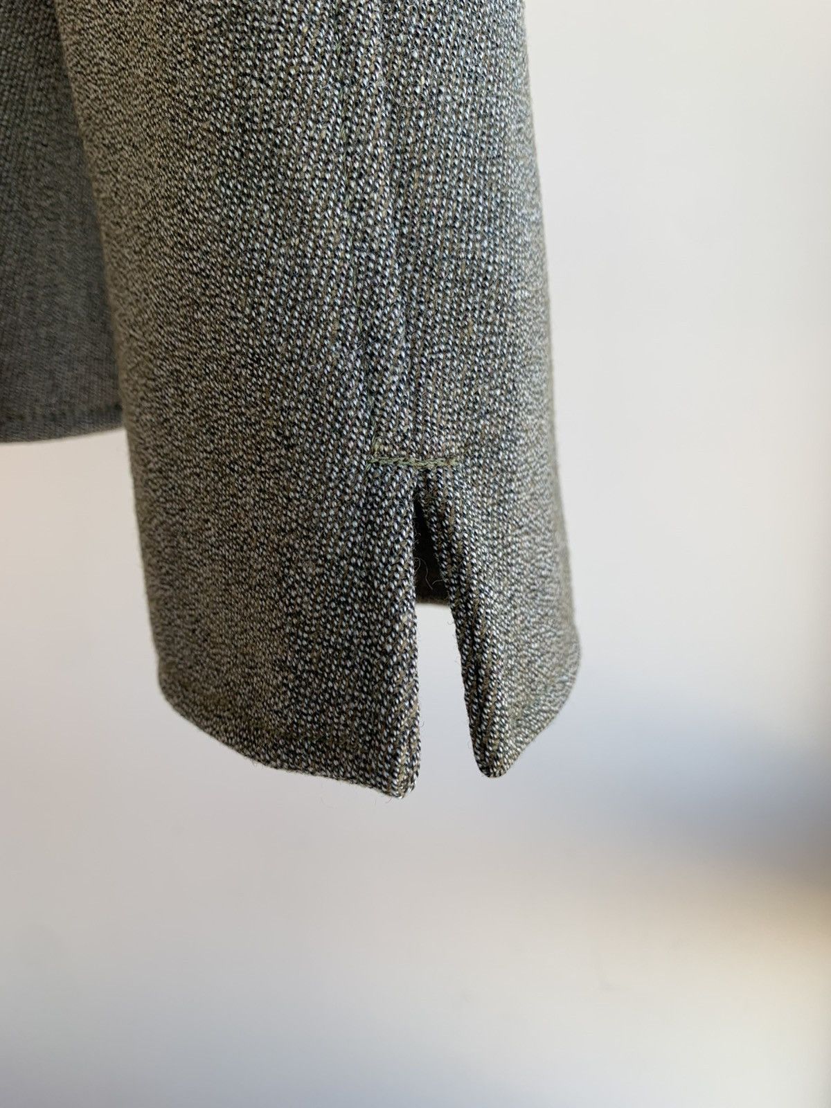Hermes Sellier Paris Equestrian Riding Wool Tweed Blazer Jacket 80s Size L / US 10 / IT 46 - 10 Thumbnail