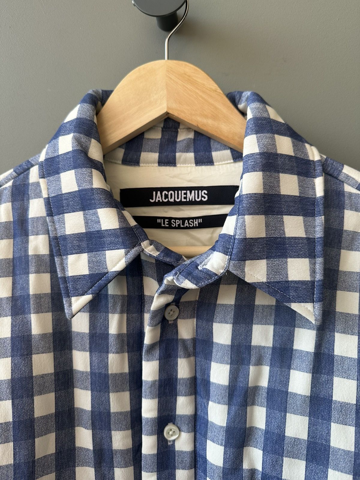 Jacquemus Jacquemus Navy & White La Chemise Boulanger Jacket Size 46 Size US S / EU 44-46 / 1 - 5 Thumbnail