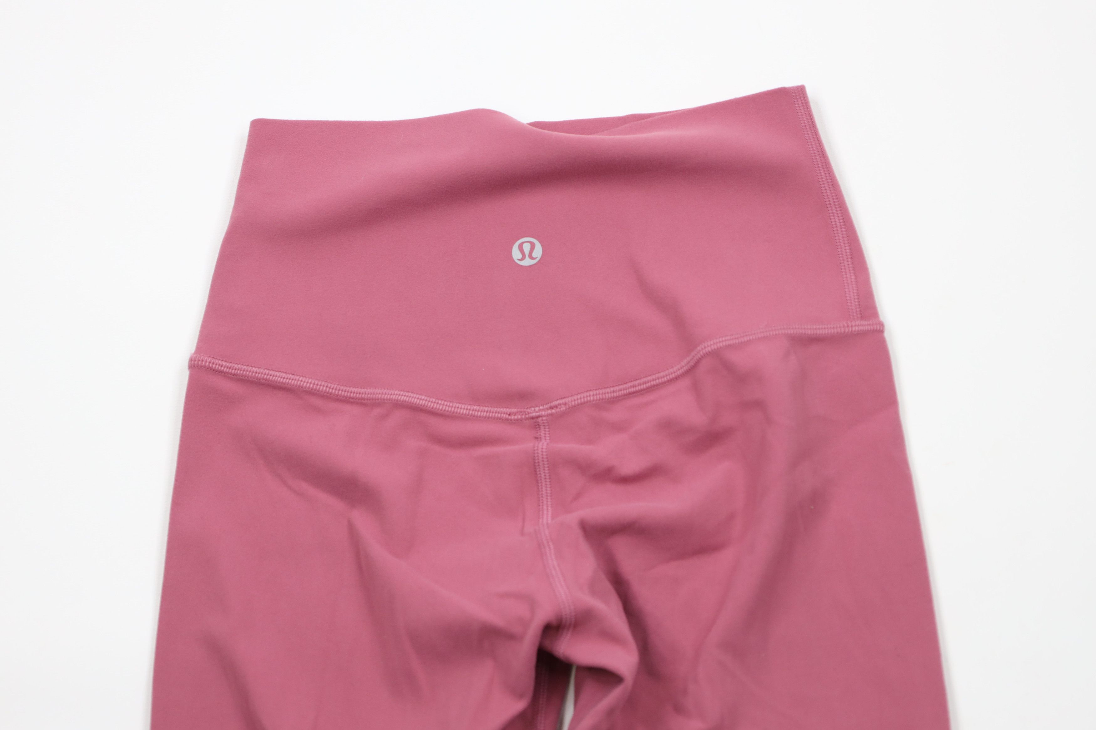 Lululemon × Vintage Lululemon Distressed 25" Align Leggings Yoga Gym Pants Pink Size 26" / US 2 / IT 38 - 9 Thumbnail