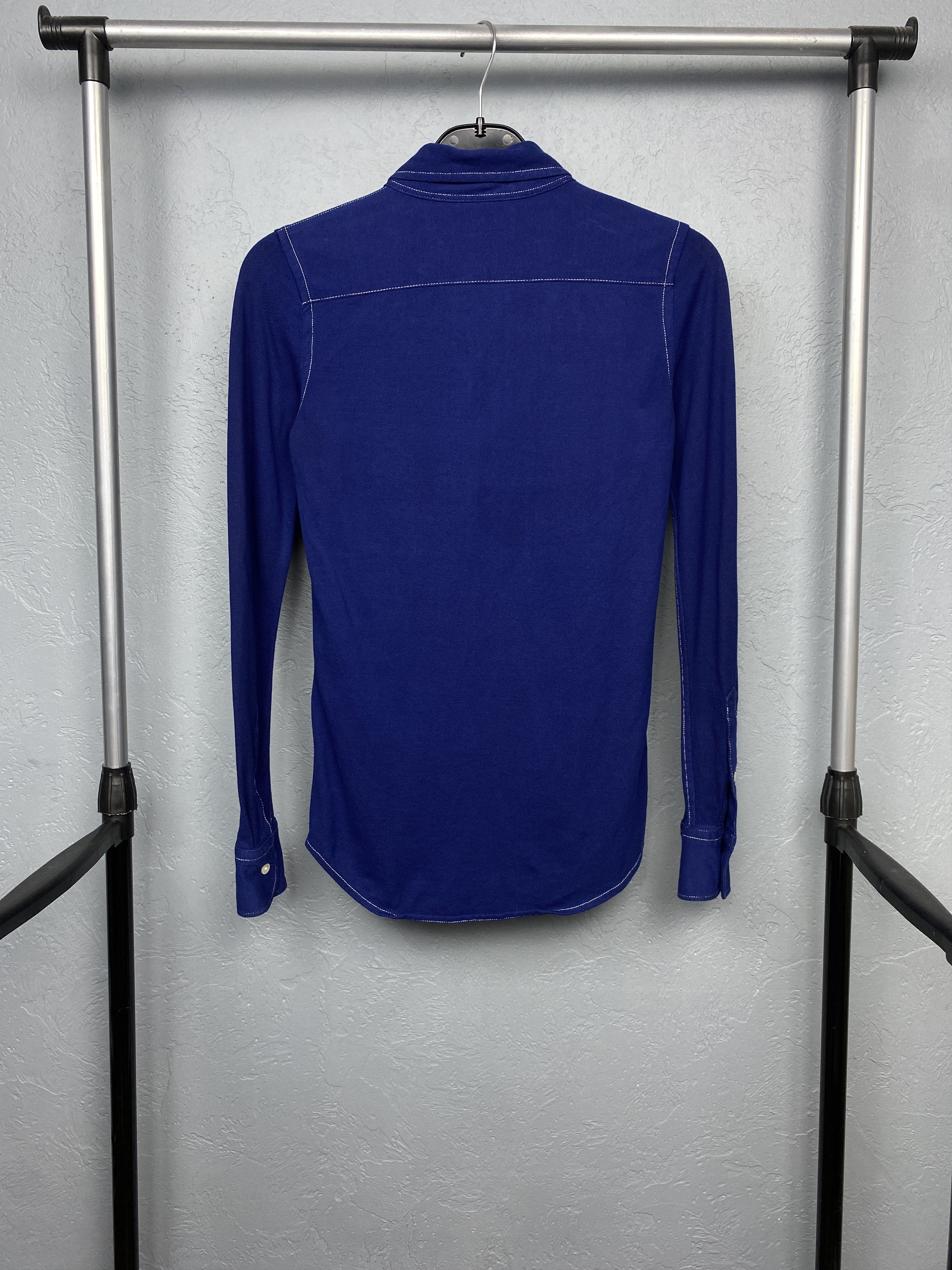 Polo Ralph Lauren Polo Ralph Lauren Mens Knit Oxford Long Sleeve Shirt Size US XXS / EU 40 - 7 Thumbnail