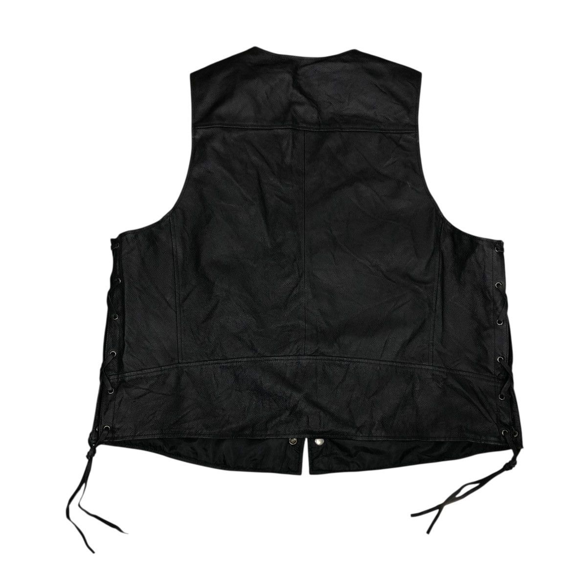 Harley Davidson 🔥BIKER VEST LEATHER JACKET TANK TOP HARLEY DAVIDSON Size US XXL / EU 58 / 5 - 2 Thumbnail