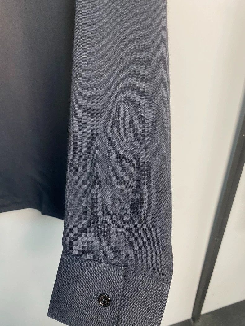 Saint Laurent Paris Saint Laurent Black Silk Long Sleeve Shirt Size US M / EU 48-50 / 2 - 3 Thumbnail