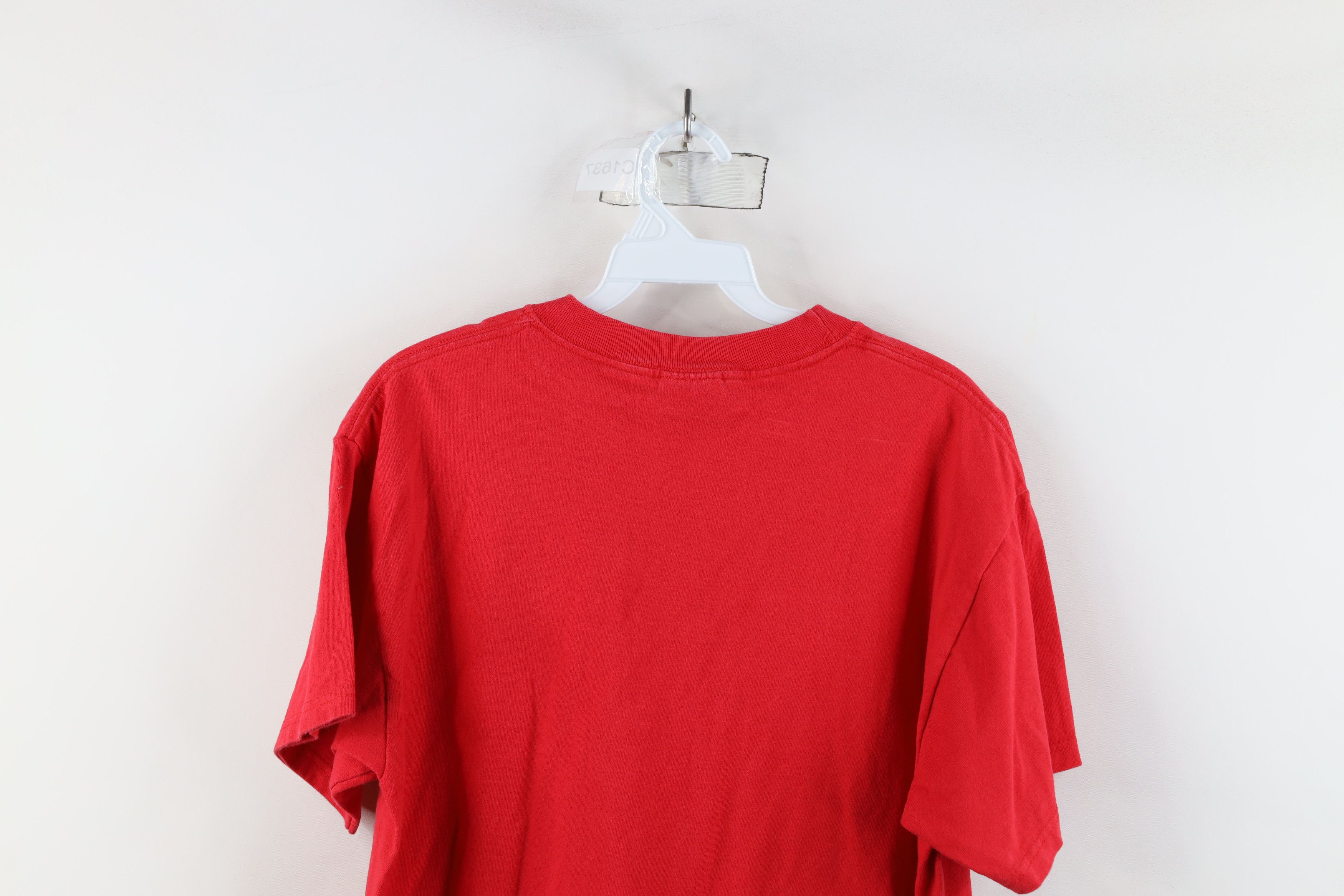 Vintage Vintage 90s Y2K NASCAR Spell Fox FX Television T-Shirt Red Size US M / EU 48-50 / 2 - 8 Thumbnail